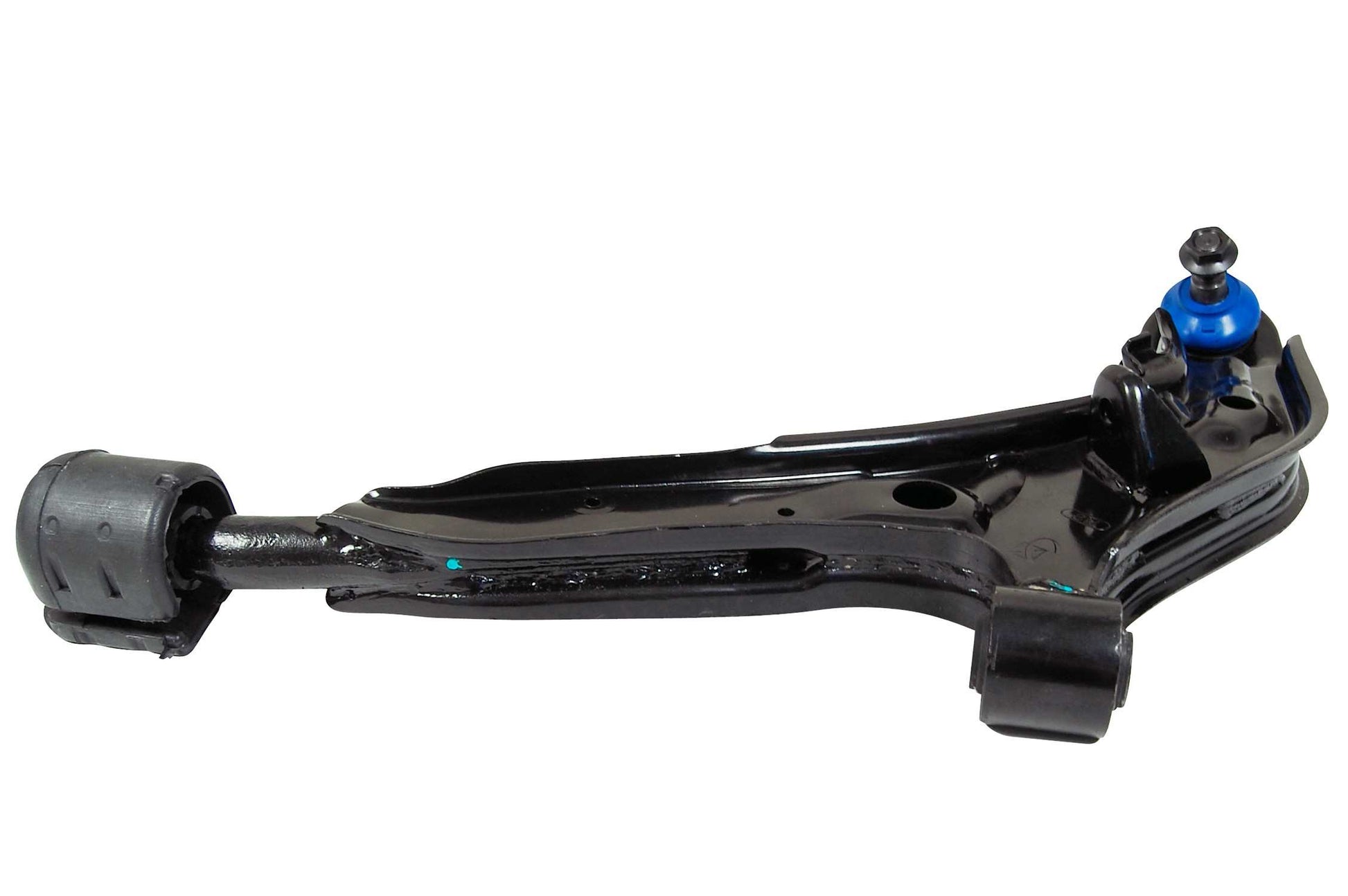 Angle View of Front Left Suspension Control Arm and Ball Joint Assembly MEVOTECH CMS20460