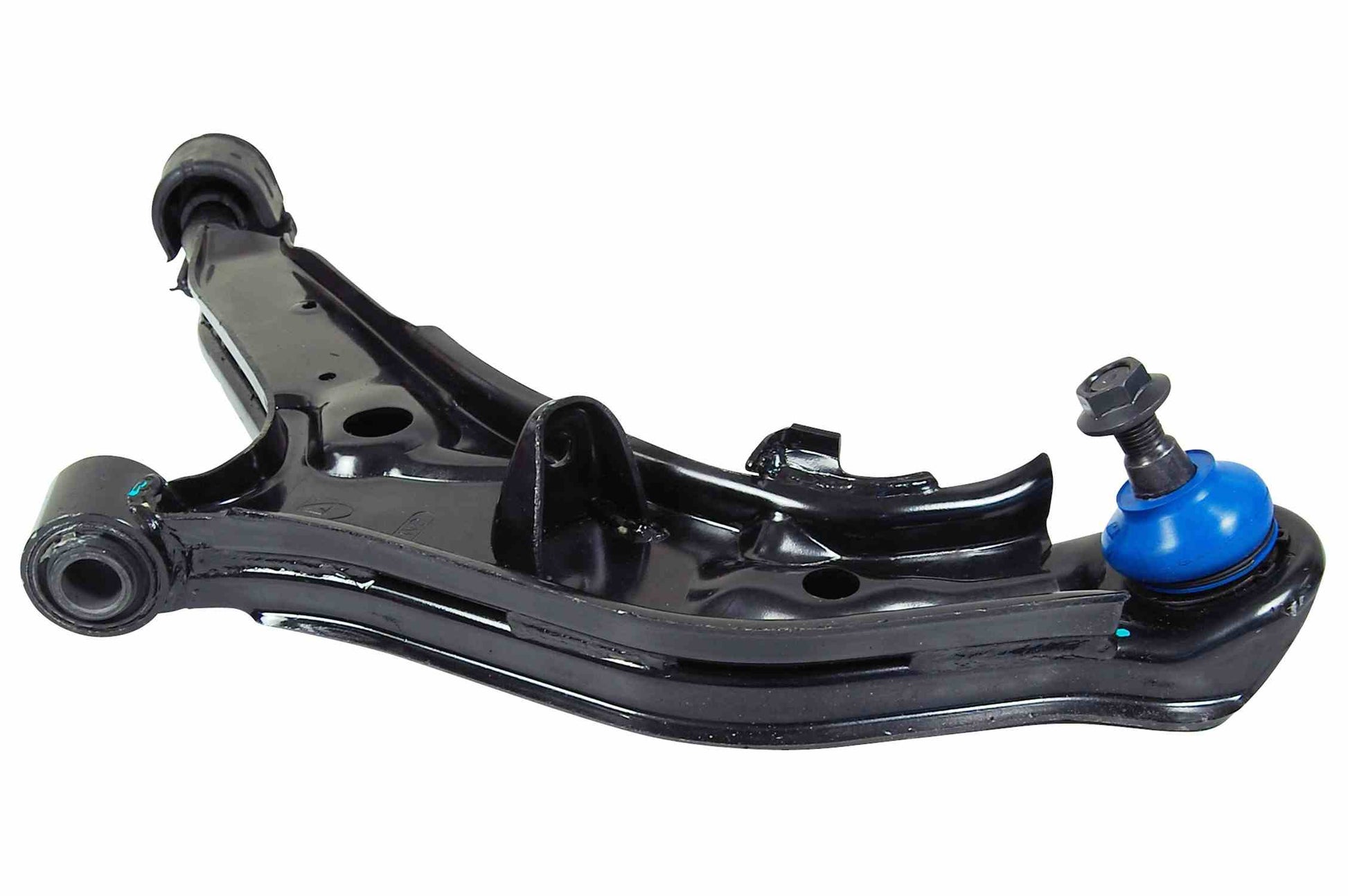 Side View of Front Left Suspension Control Arm and Ball Joint Assembly MEVOTECH CMS20460