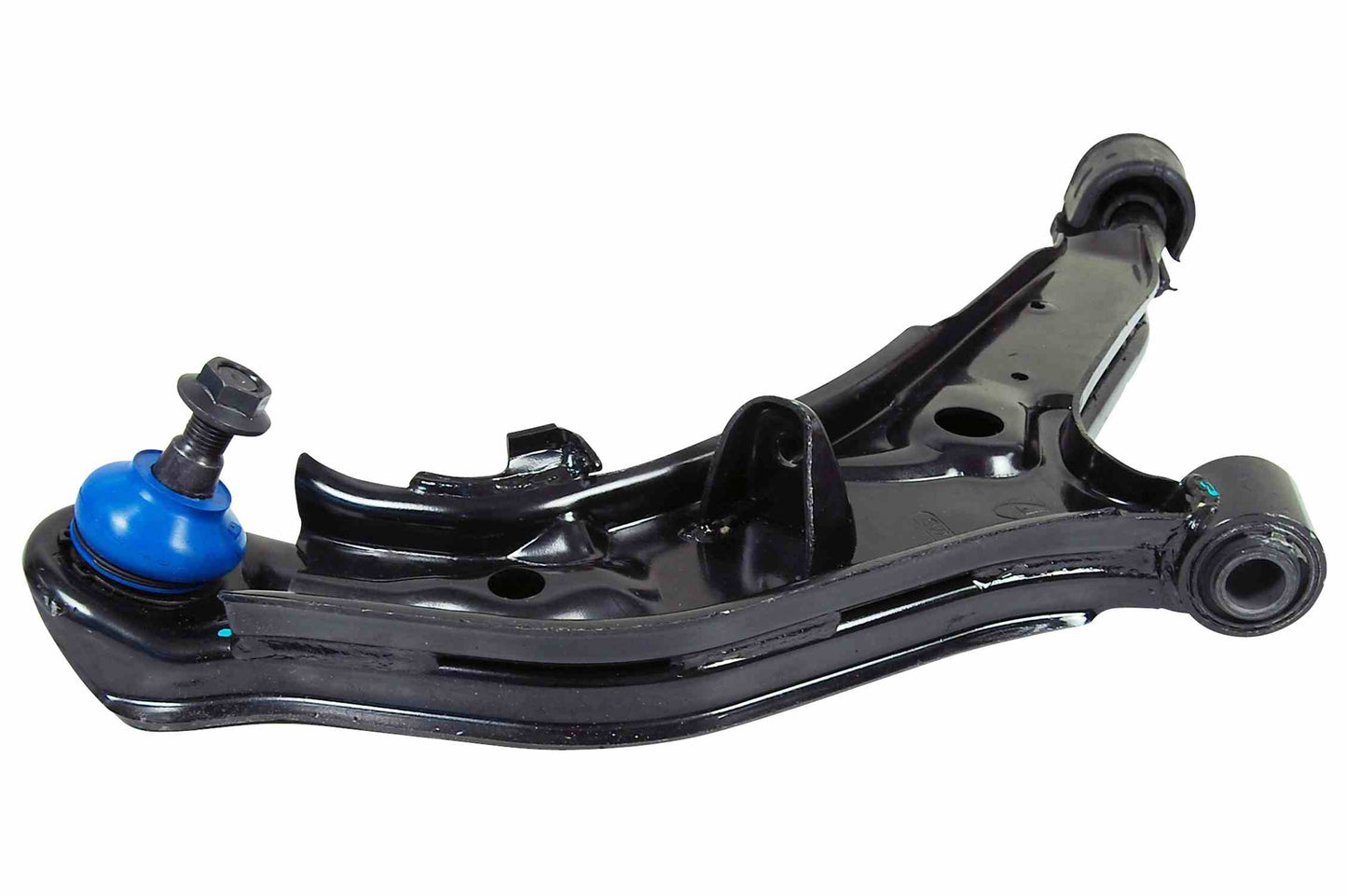 Side View of Front Right Suspension Control Arm and Ball Joint Assembly MEVOTECH CMS20461