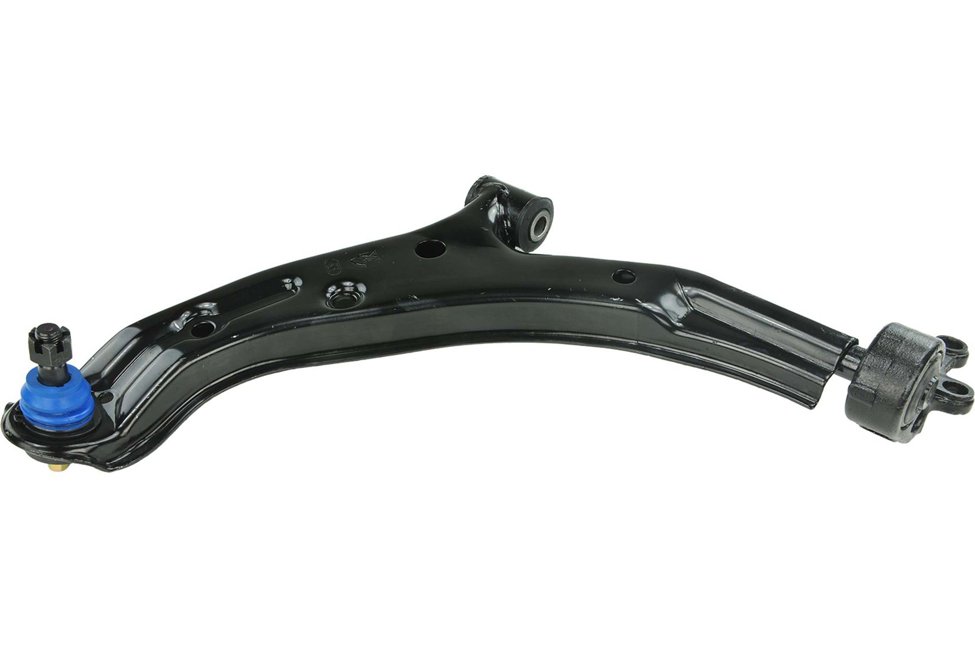 Front View of Front Left Suspension Control Arm and Ball Joint Assembly MEVOTECH CMS20462