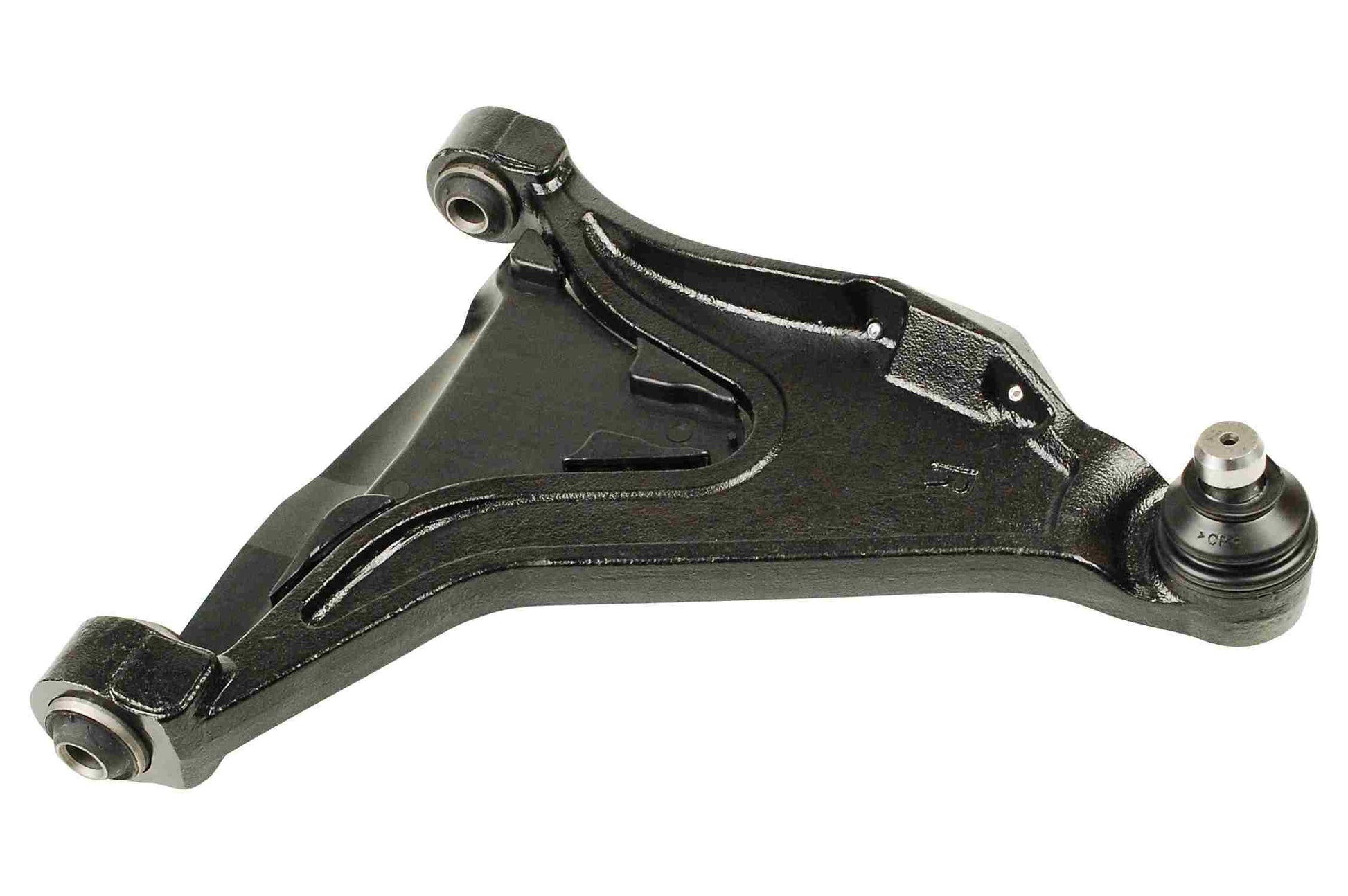 Front View of Front Right Suspension Control Arm and Ball Joint Assembly MEVOTECH CMS20487