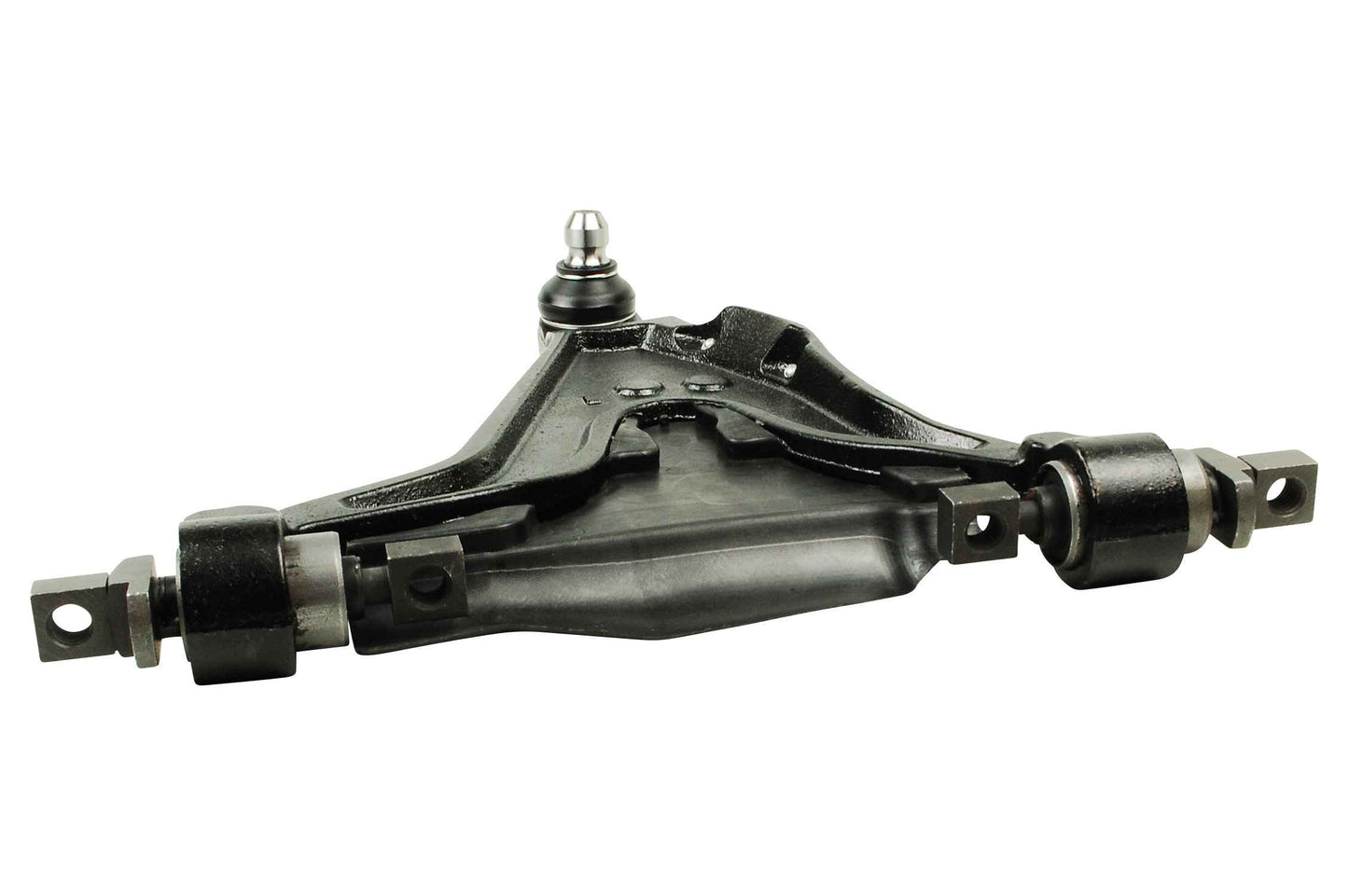 Angle View of Front Left Suspension Control Arm and Ball Joint Assembly MEVOTECH CMS20488