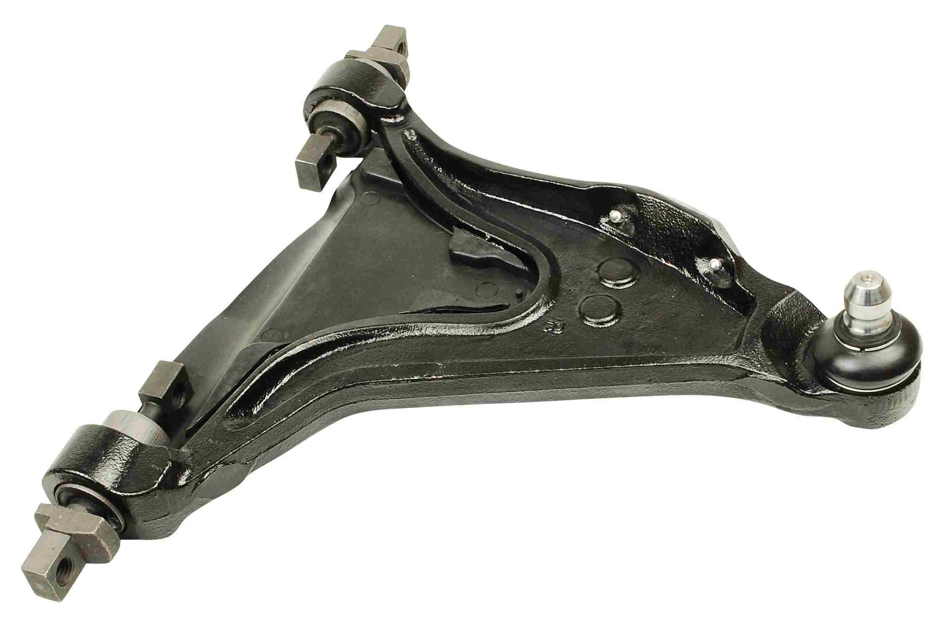 Front View of Front Right Suspension Control Arm and Ball Joint Assembly MEVOTECH CMS20489