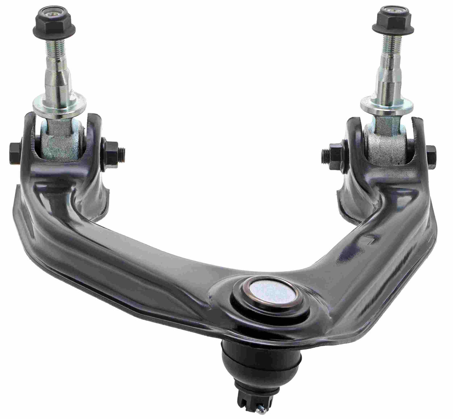 Bottom View of Front Upper Right Suspension Control Arm and Ball Joint Assembly MEVOTECH CMS20571