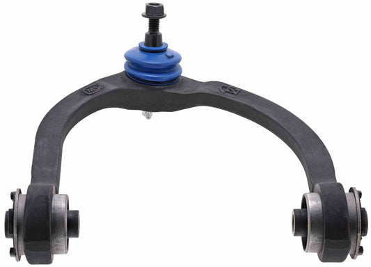 Angle View of Front Upper Left Suspension Control Arm and Ball Joint Assembly MEVOTECH CMS251008