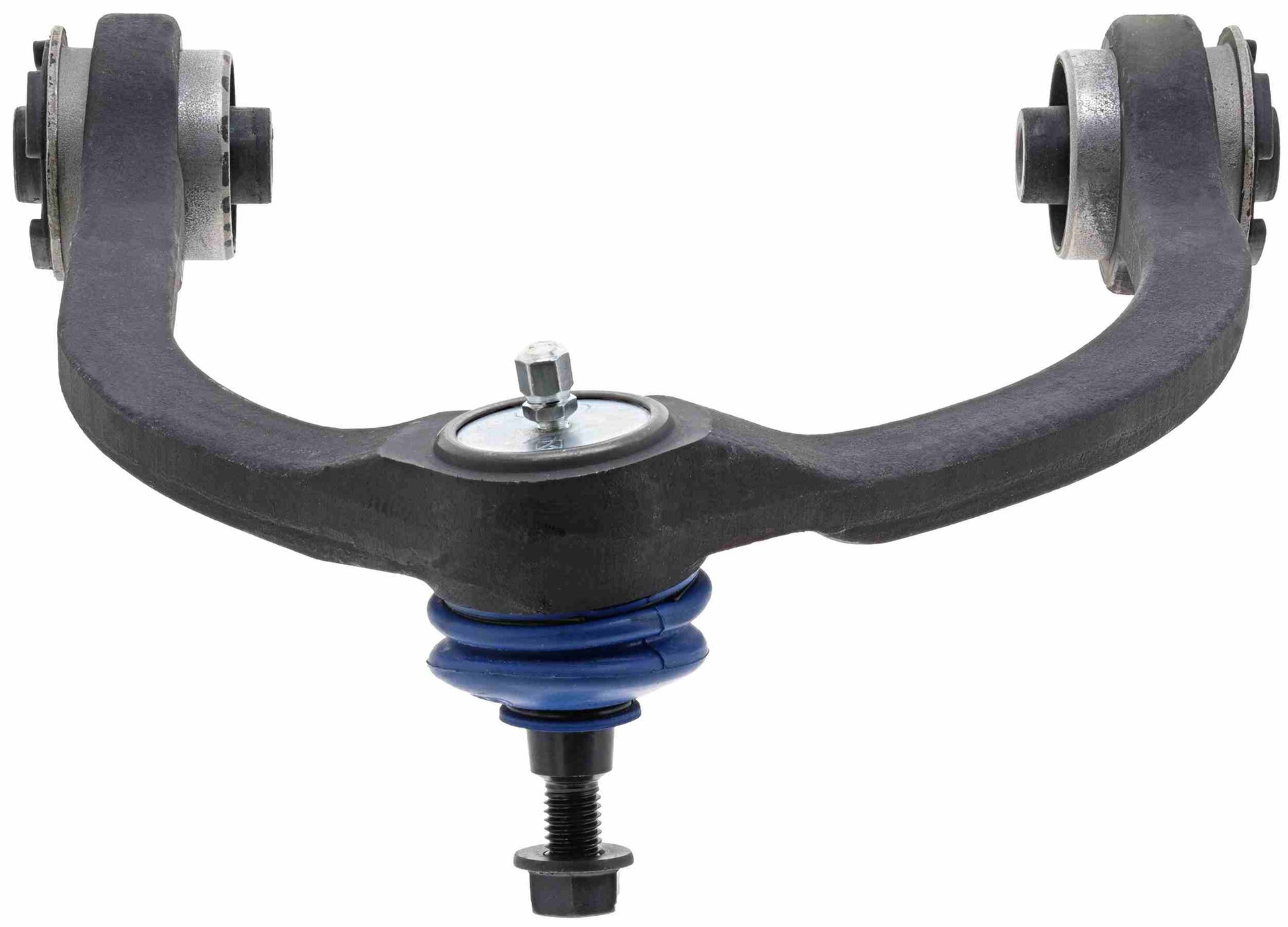 Bottom View of Front Upper Left Suspension Control Arm and Ball Joint Assembly MEVOTECH CMS251008