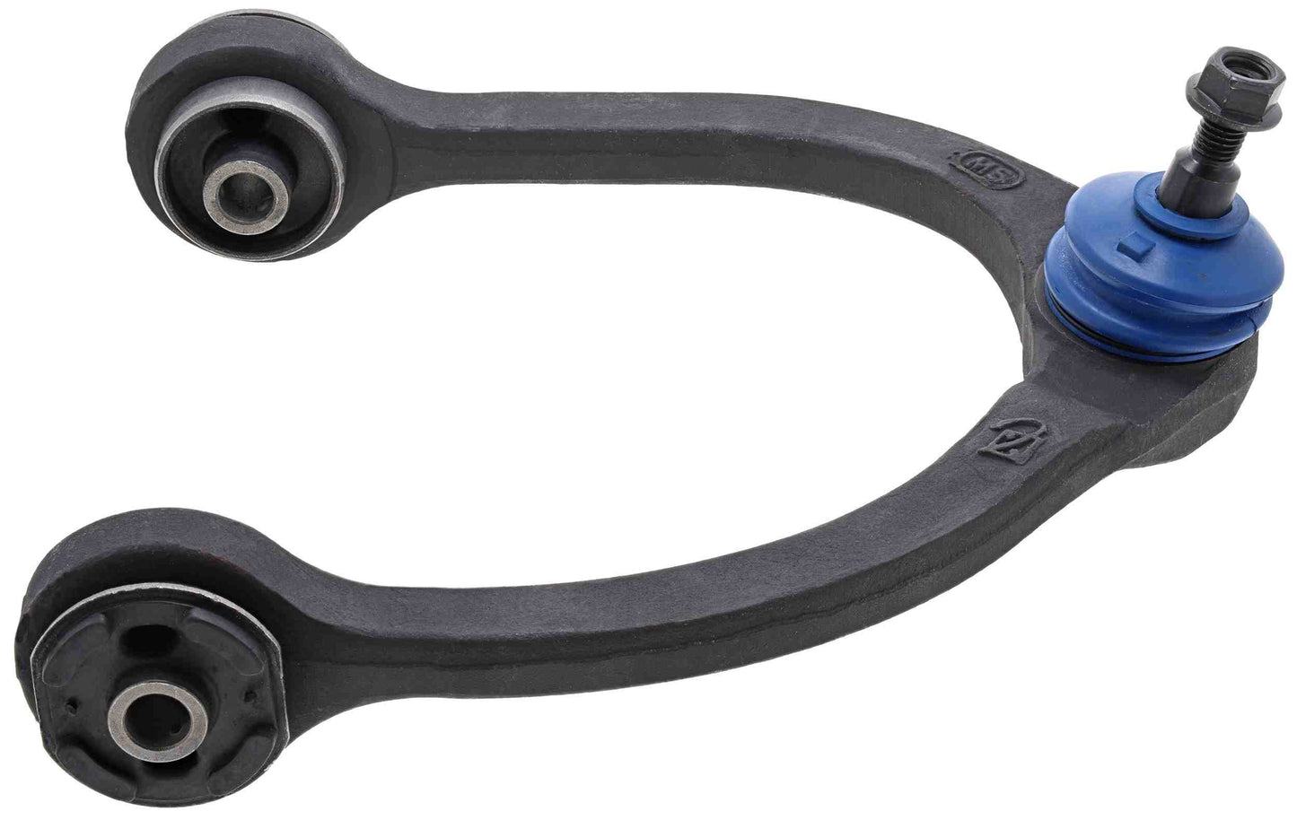 Side View of Front Upper Left Suspension Control Arm and Ball Joint Assembly MEVOTECH CMS251008