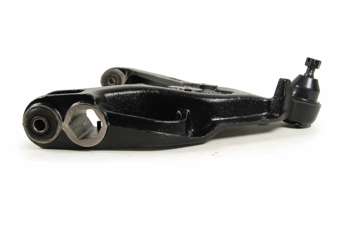 Side View of Front Left Suspension Control Arm and Ball Joint Assembly MEVOTECH CMS25100