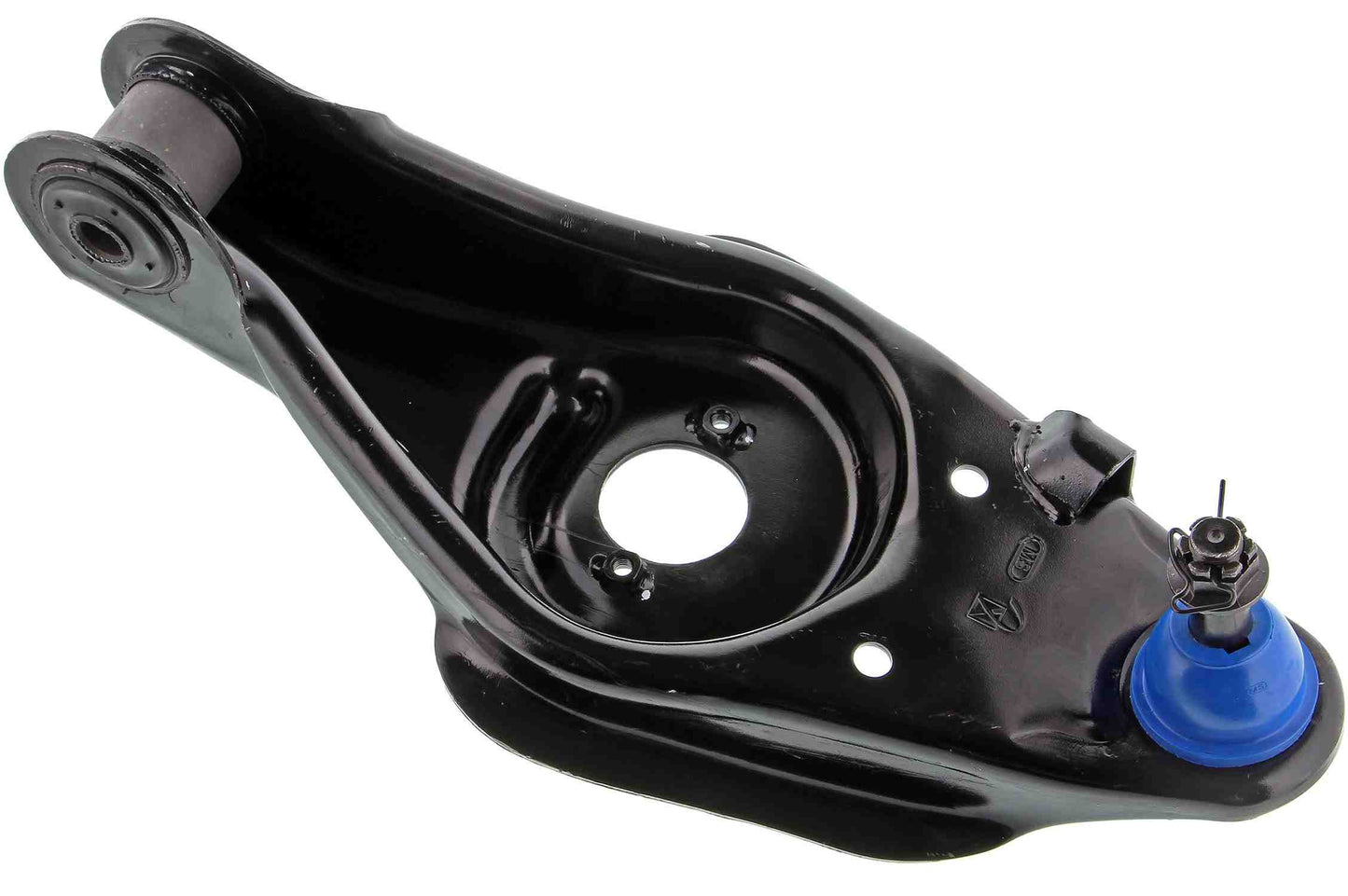 Front View of Front Left Suspension Control Arm and Ball Joint Assembly MEVOTECH CMS25104