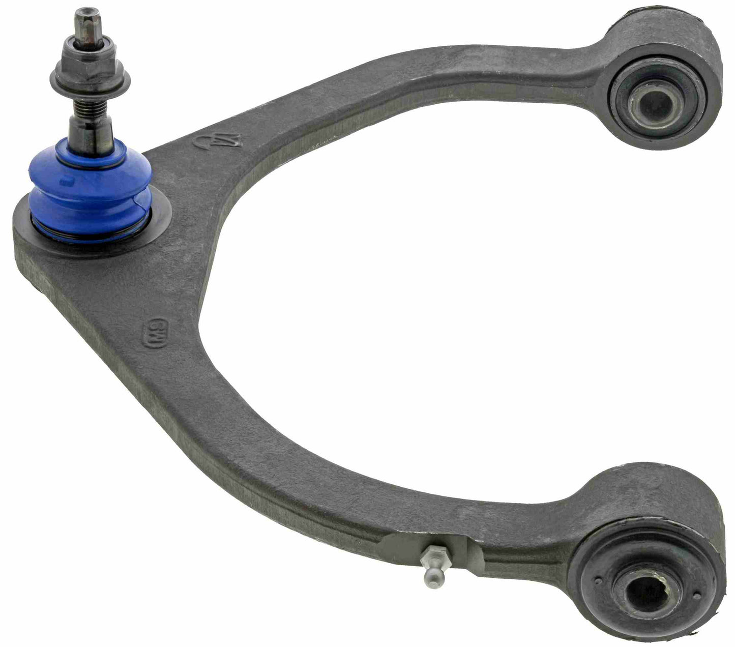 Side View of Front Upper Left Suspension Control Arm and Ball Joint Assembly MEVOTECH CMS251057