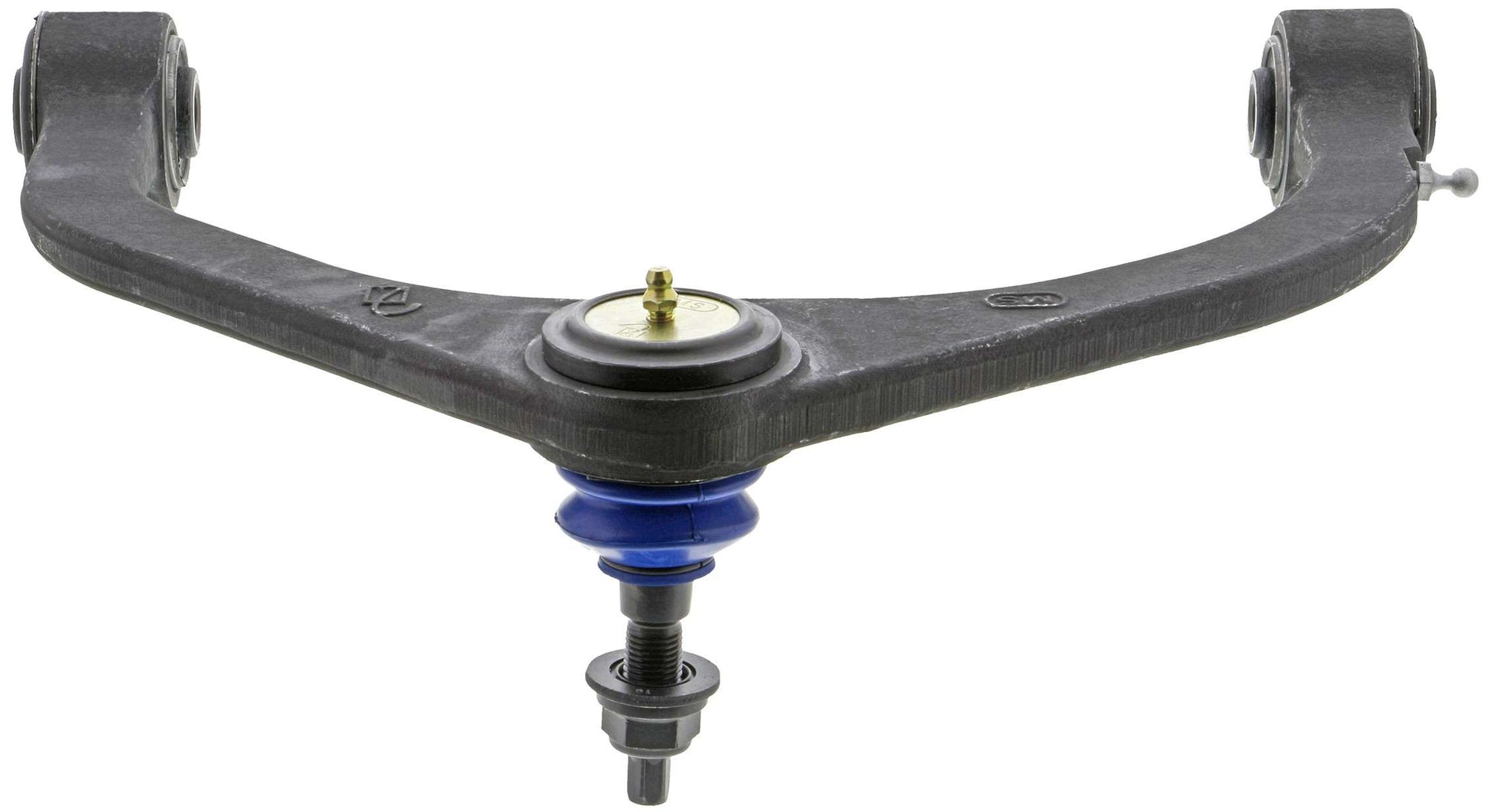 Bottom View of Front Upper Right Suspension Control Arm and Ball Joint Assembly MEVOTECH CMS251058