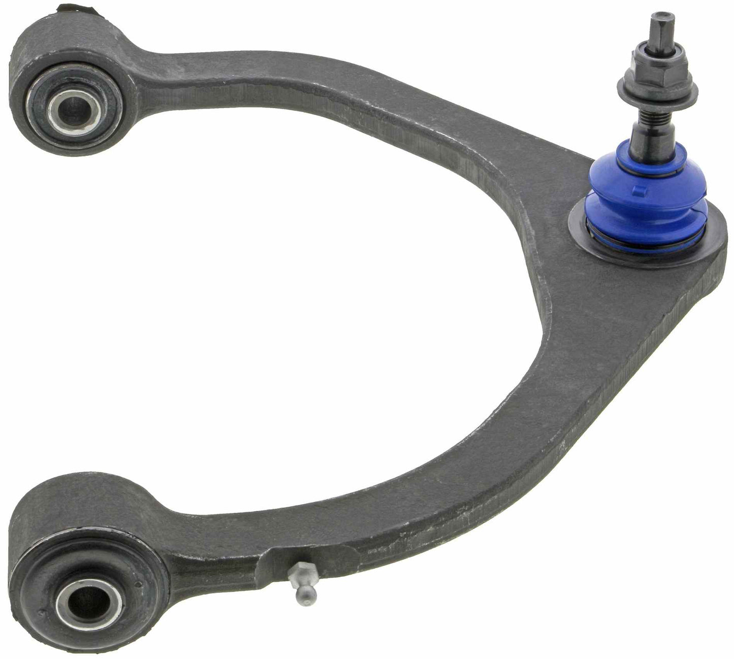 Side View of Front Upper Right Suspension Control Arm and Ball Joint Assembly MEVOTECH CMS251058