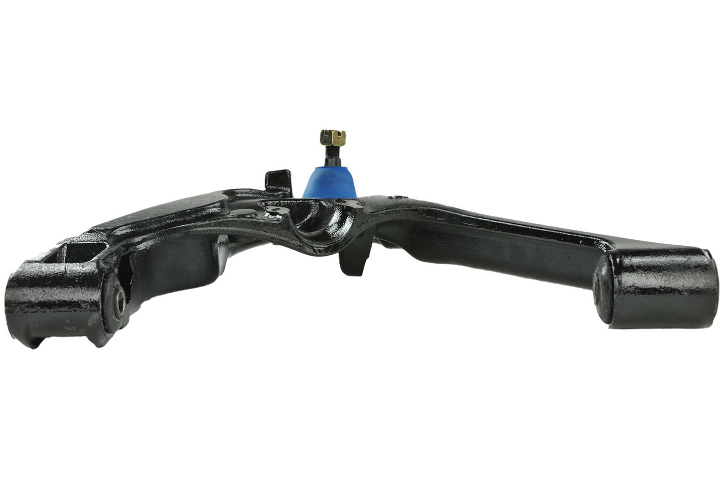 Angle View of Front Right Suspension Control Arm and Ball Joint Assembly MEVOTECH CMS25111