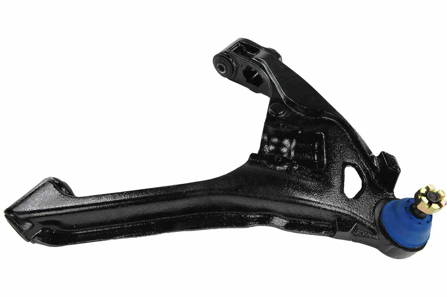 Front View of Front Right Suspension Control Arm and Ball Joint Assembly MEVOTECH CMS25111