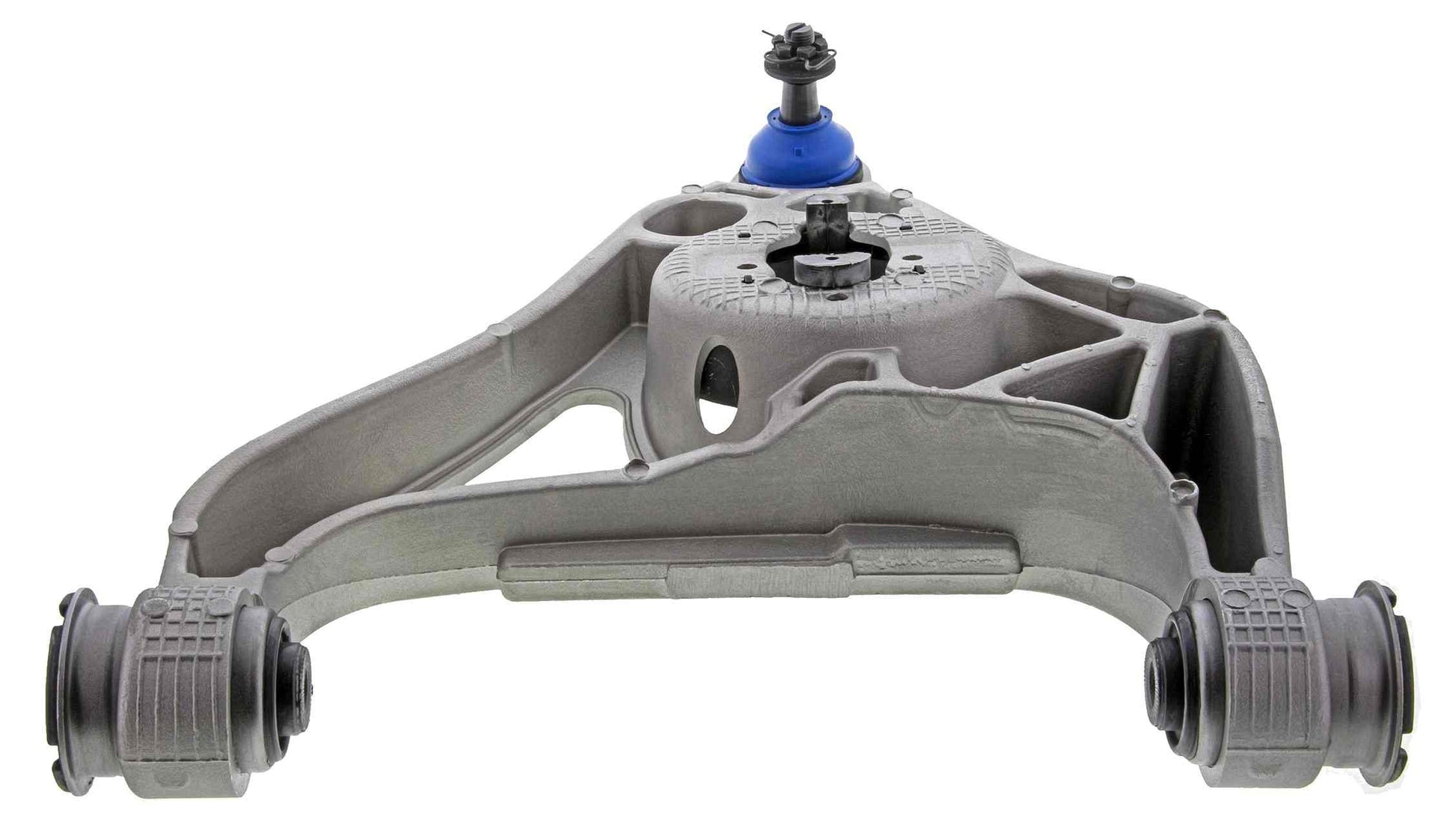 Angle View of Front Left Suspension Control Arm and Ball Joint Assembly MEVOTECH CMS251150