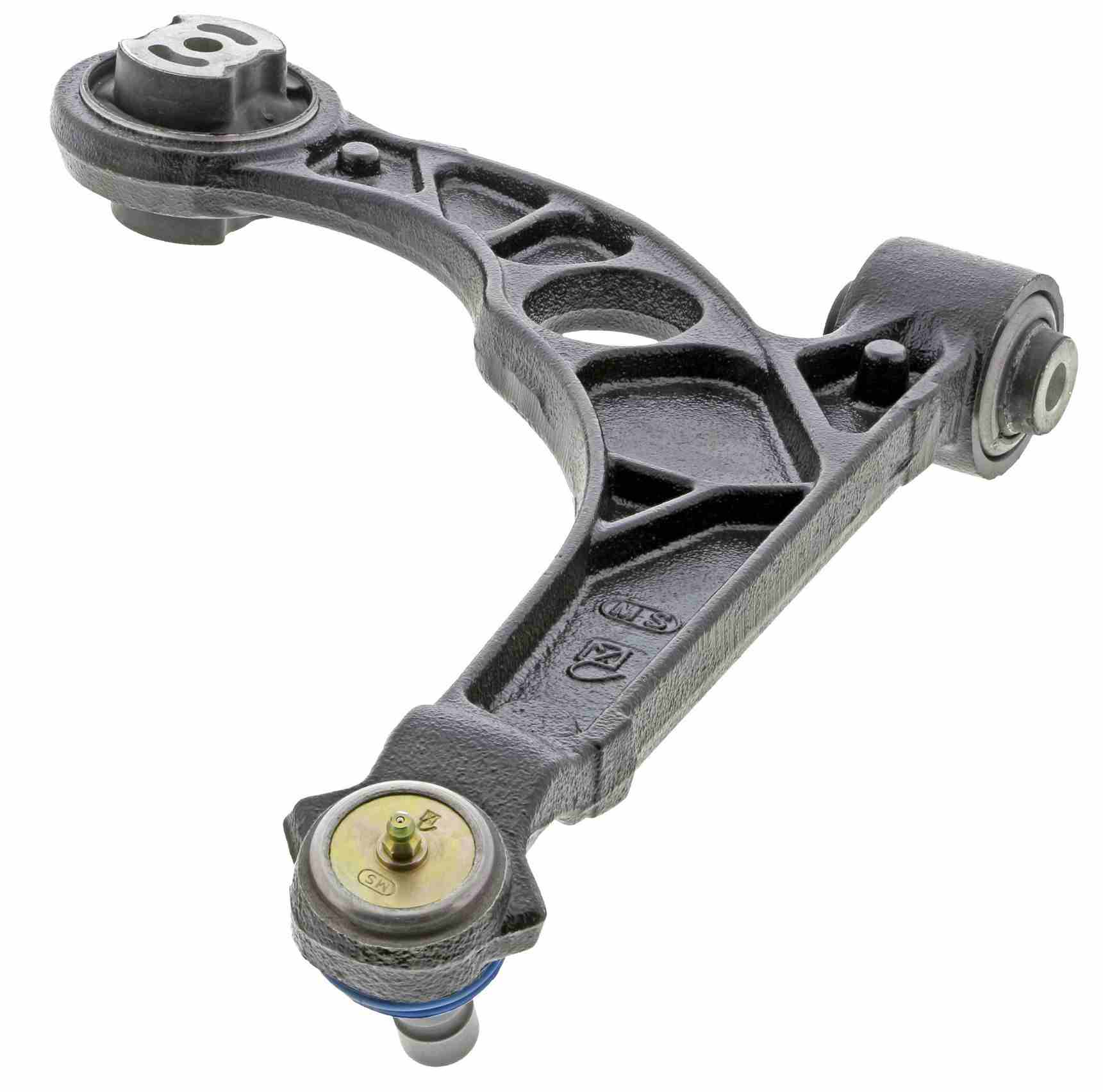 Back View of Front Left Suspension Control Arm and Ball Joint Assembly MEVOTECH CMS251201