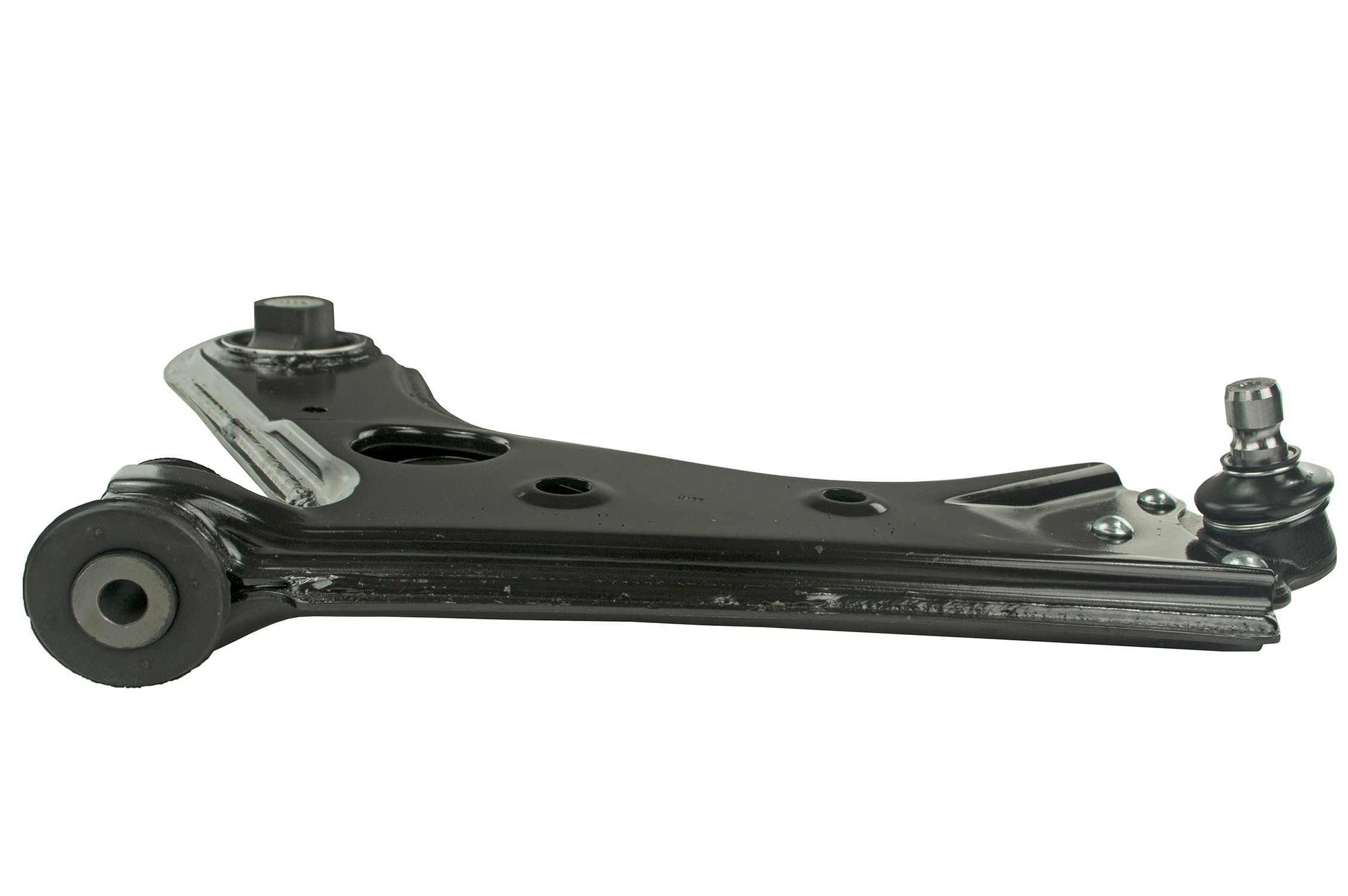 Side View of Front Left Suspension Control Arm and Ball Joint Assembly MEVOTECH CMS251213