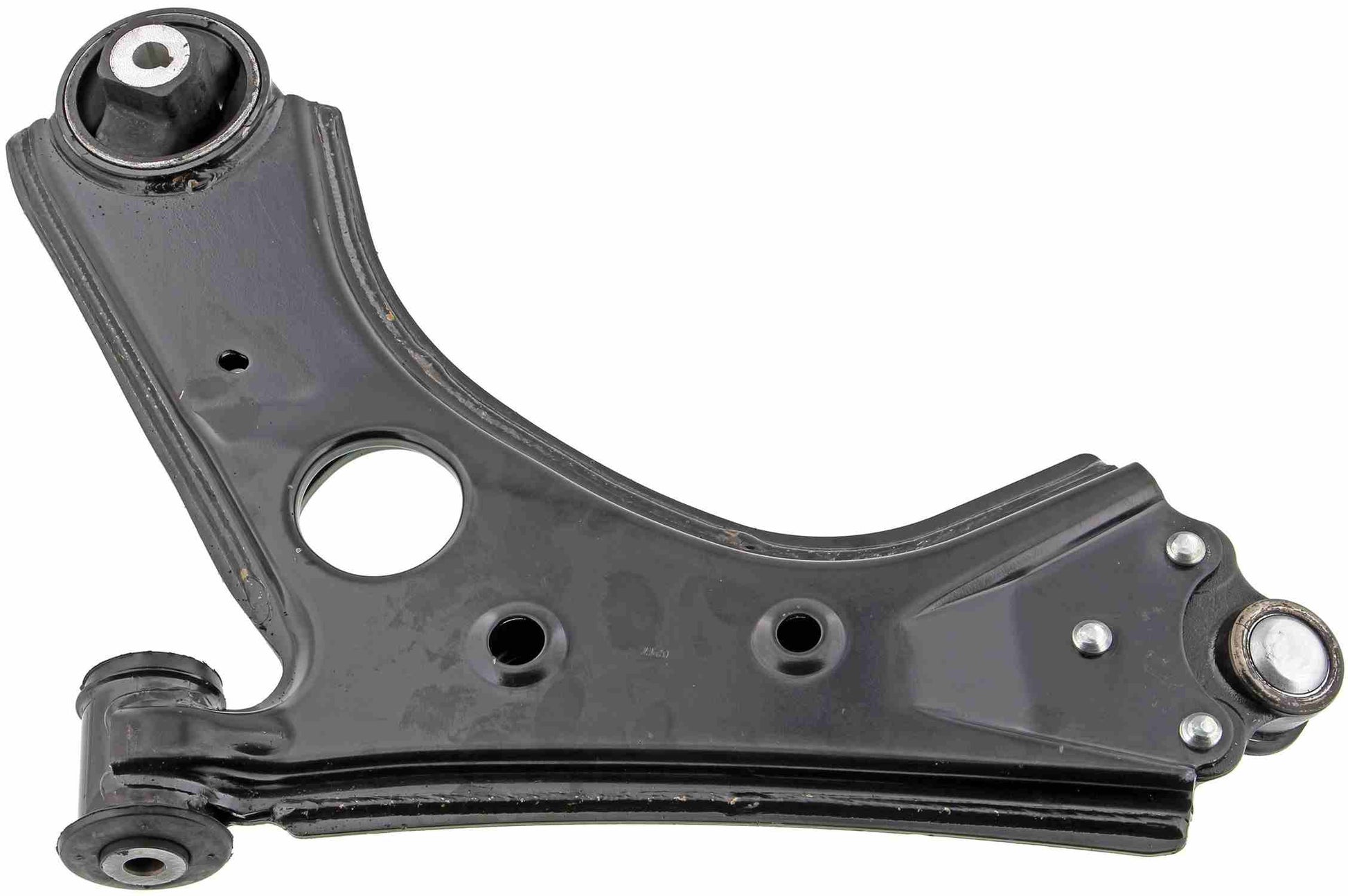 Back View of Front Right Suspension Control Arm and Ball Joint Assembly MEVOTECH CMS251214