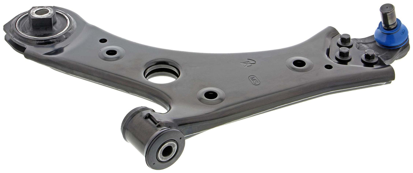 Side View of Front Left Suspension Control Arm and Ball Joint Assembly MEVOTECH CMS251220