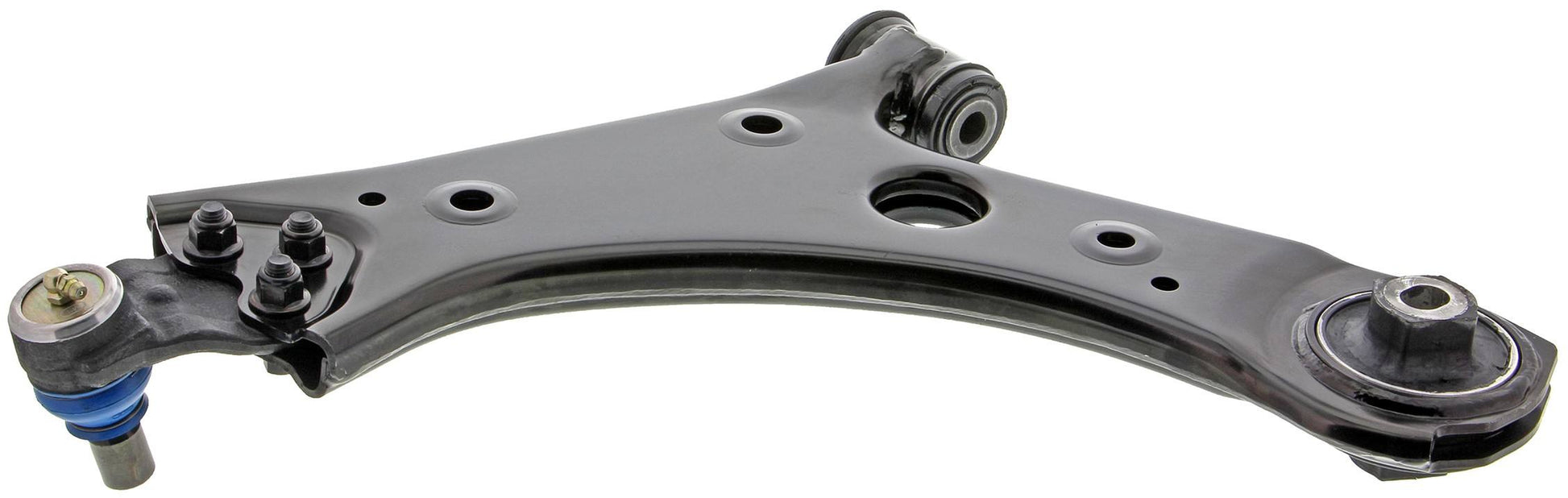 Bottom View of Front Right Suspension Control Arm and Ball Joint Assembly MEVOTECH CMS251221