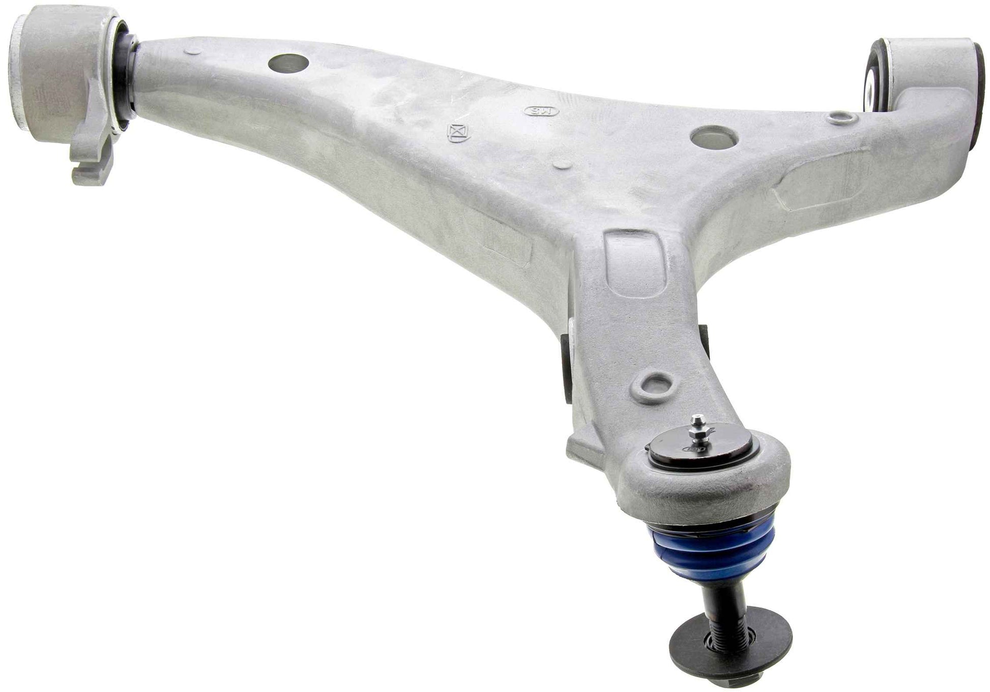 Bottom View of Front Right Suspension Control Arm and Ball Joint Assembly MEVOTECH CMS251233