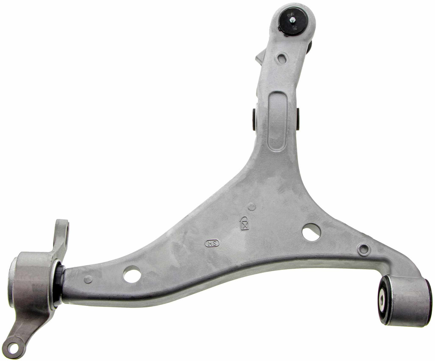 Back View of Front Left Suspension Control Arm and Ball Joint Assembly MEVOTECH CMS251234