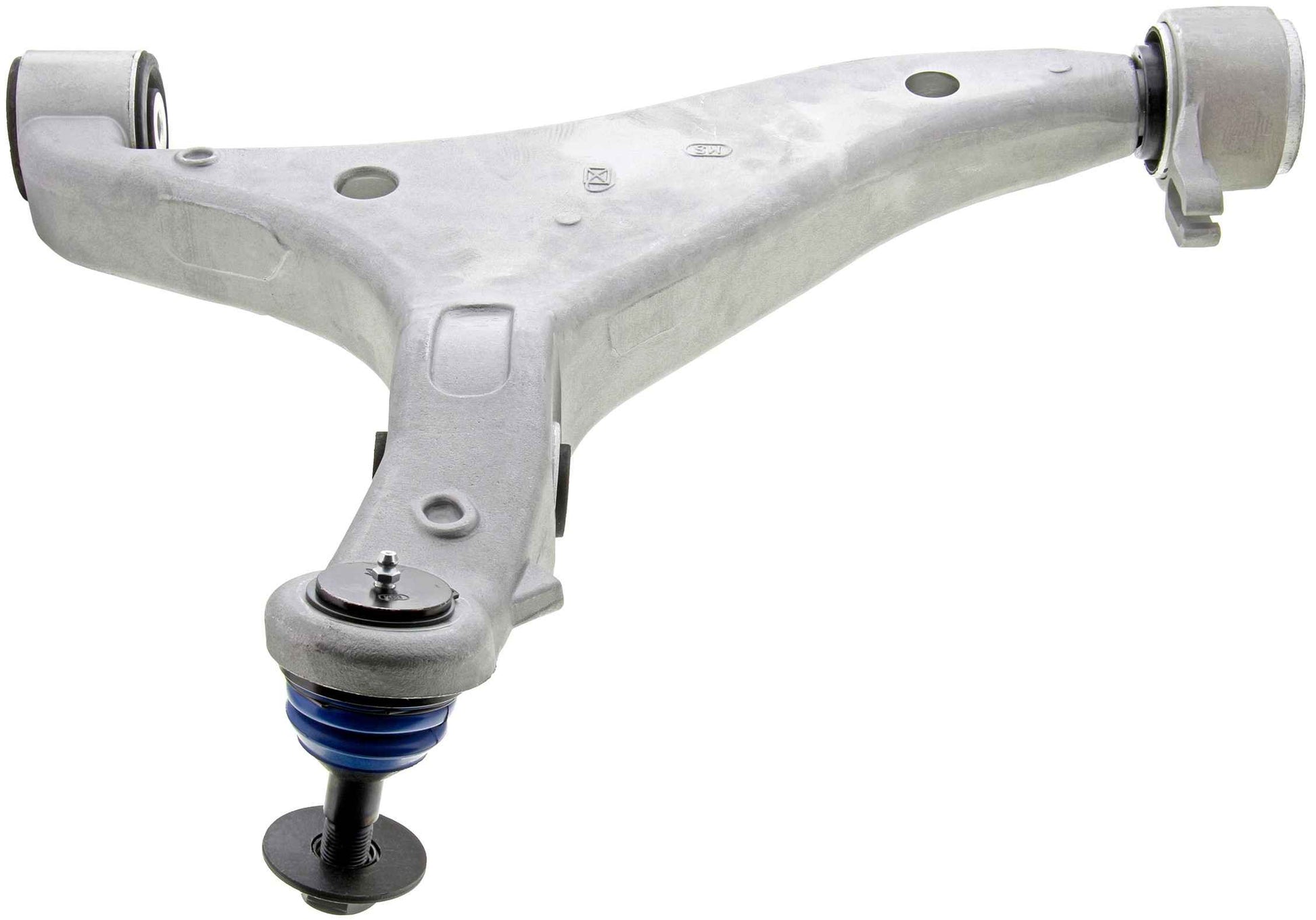 Bottom View of Front Left Suspension Control Arm and Ball Joint Assembly MEVOTECH CMS251234