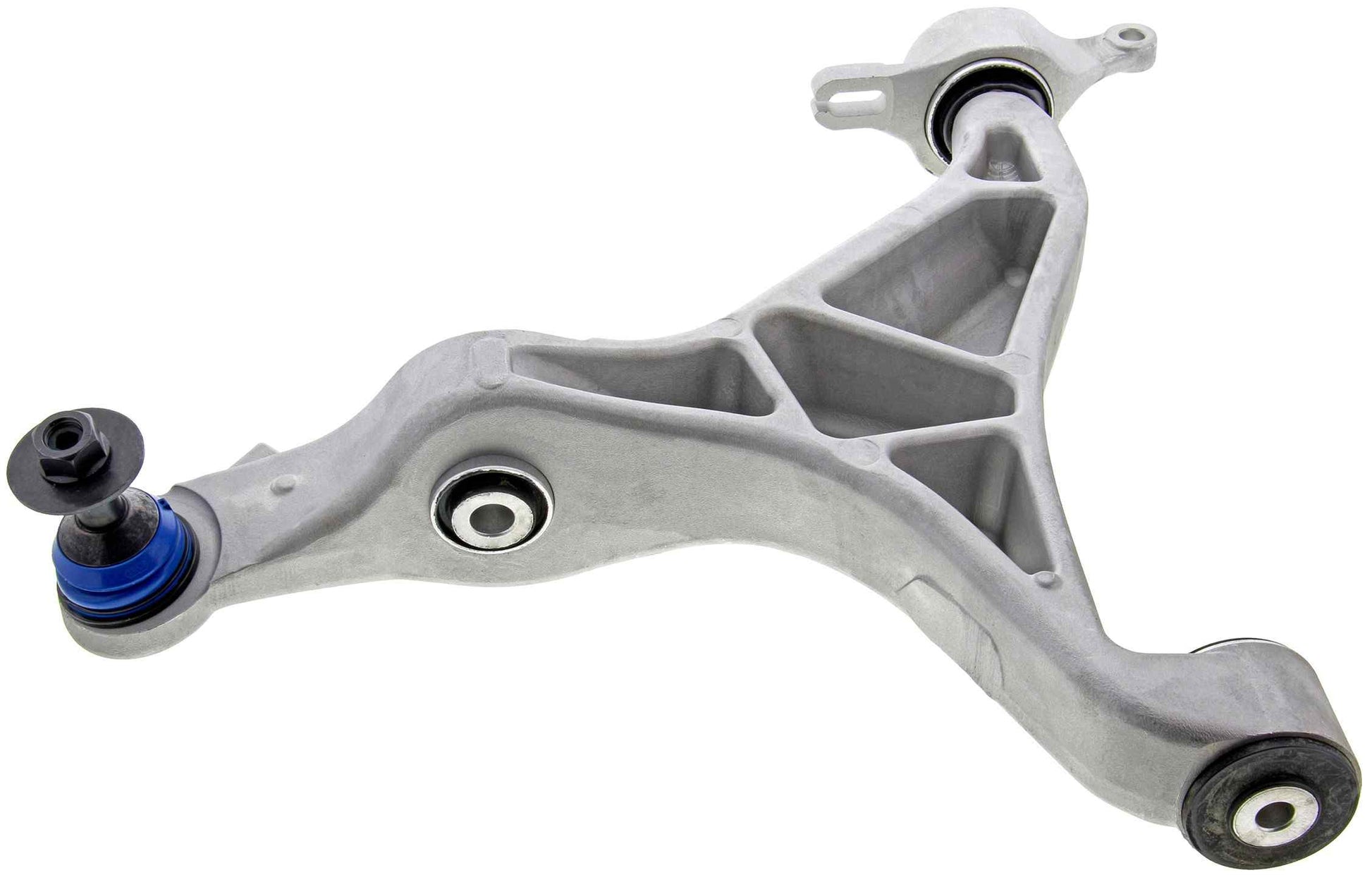 Side View of Front Left Suspension Control Arm and Ball Joint Assembly MEVOTECH CMS251234