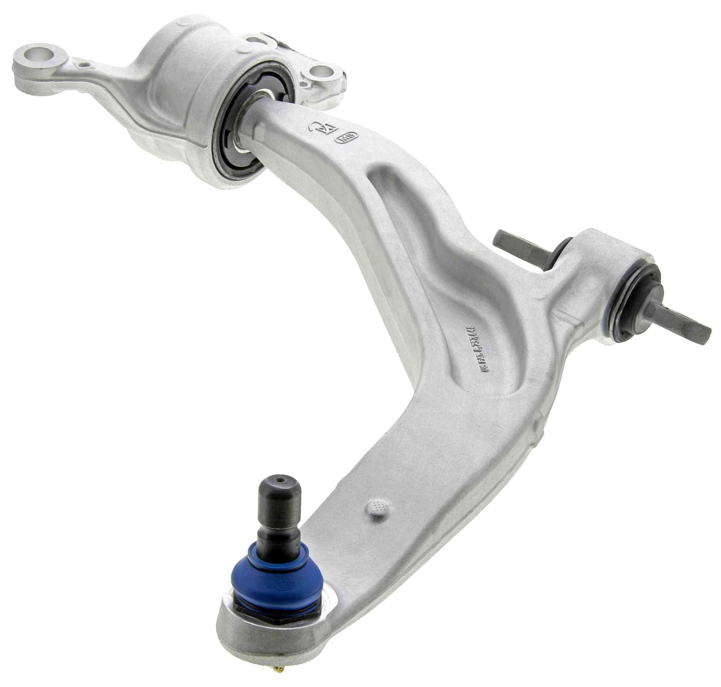 Front View of Front Right Suspension Control Arm and Ball Joint Assembly MEVOTECH CMS251239