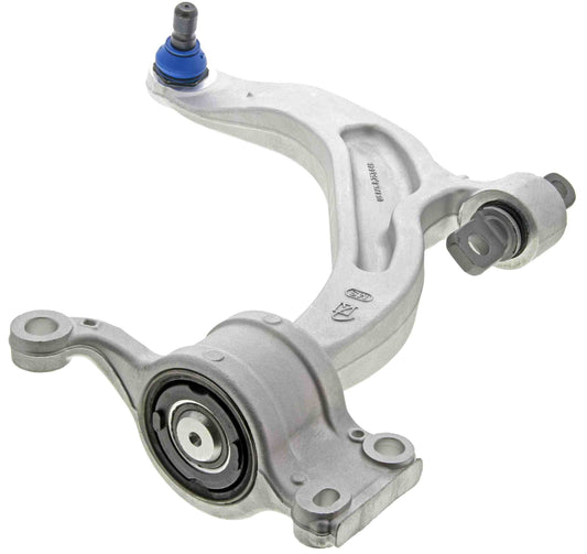 Angle View of Front Left Suspension Control Arm and Ball Joint Assembly MEVOTECH CMS251240