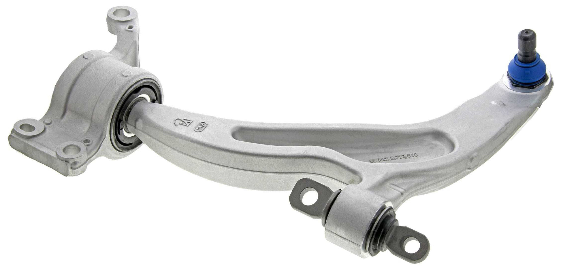 Side View of Front Left Suspension Control Arm and Ball Joint Assembly MEVOTECH CMS251240