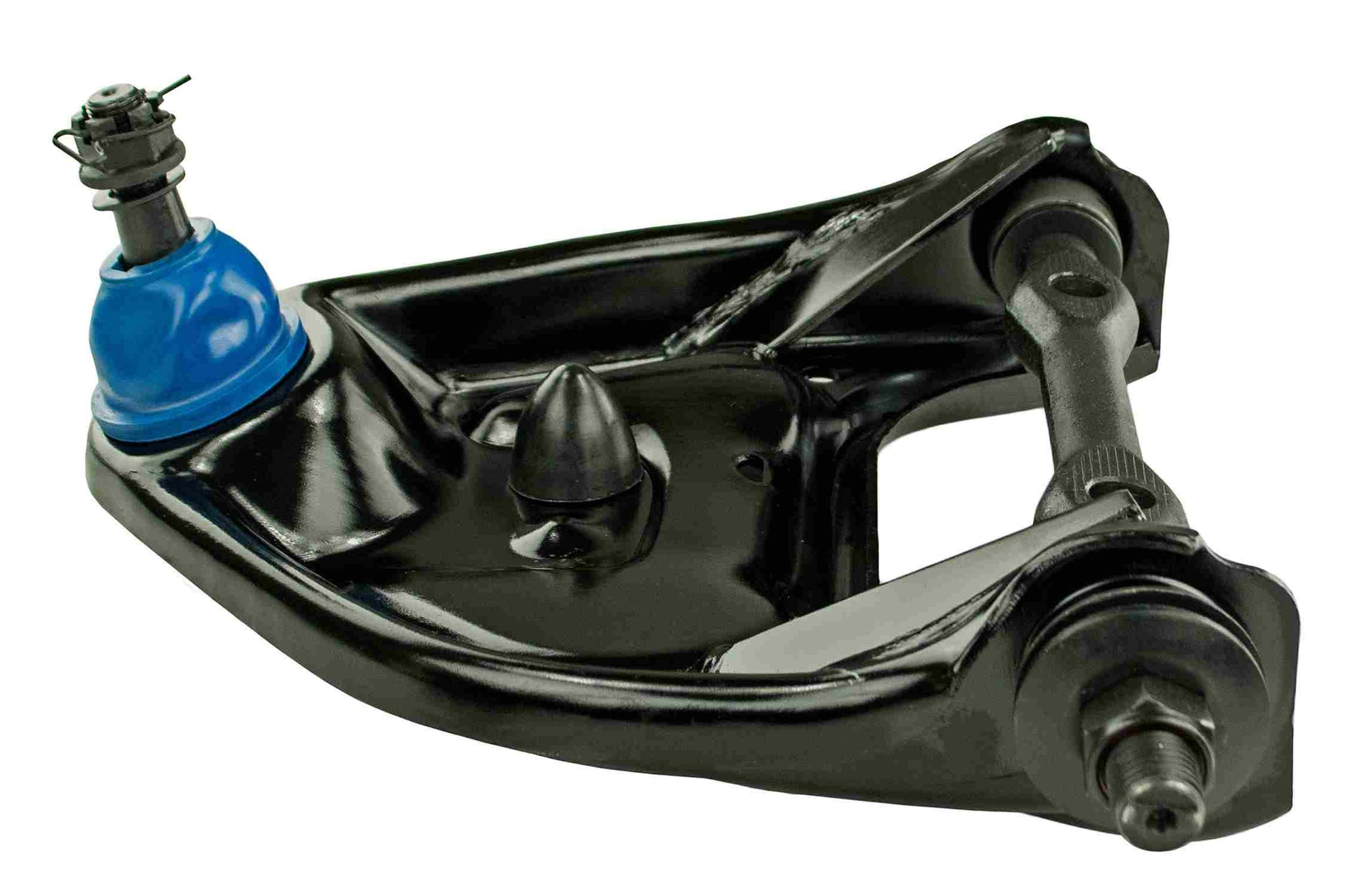 Side View of Front Upper Right Suspension Control Arm and Ball Joint Assembly MEVOTECH CMS25136