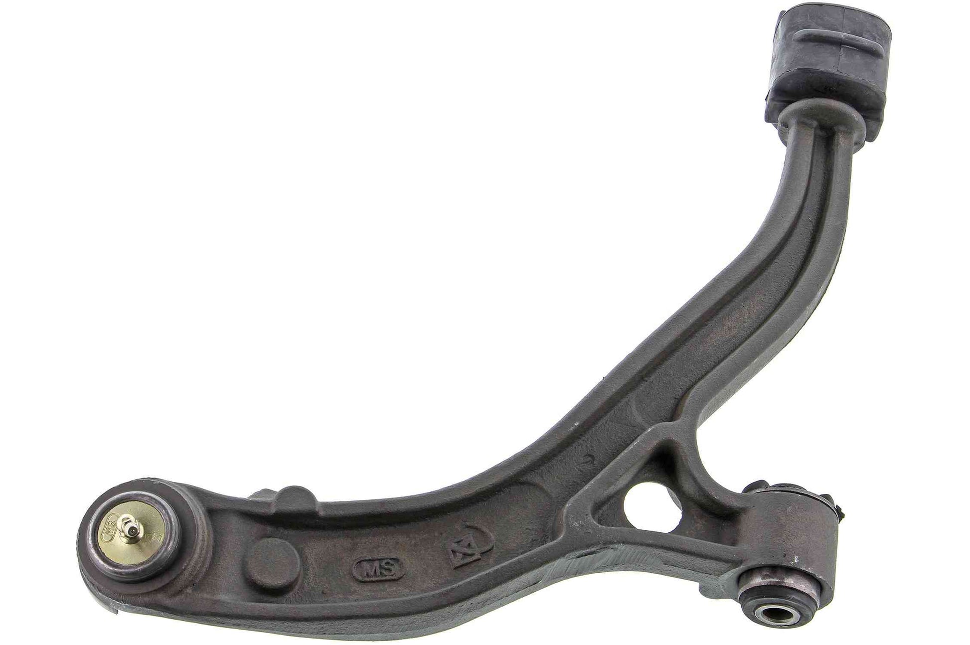 Back View of Front Left Suspension Control Arm and Ball Joint Assembly MEVOTECH CMS25139