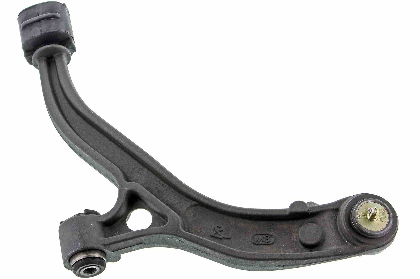 Back View of Front Right Suspension Control Arm and Ball Joint Assembly MEVOTECH CMS25140