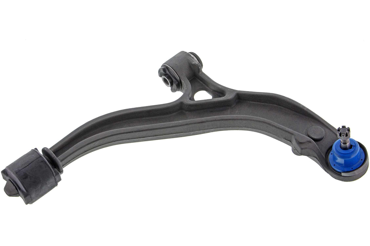 Front View of Front Right Suspension Control Arm and Ball Joint Assembly MEVOTECH CMS25140