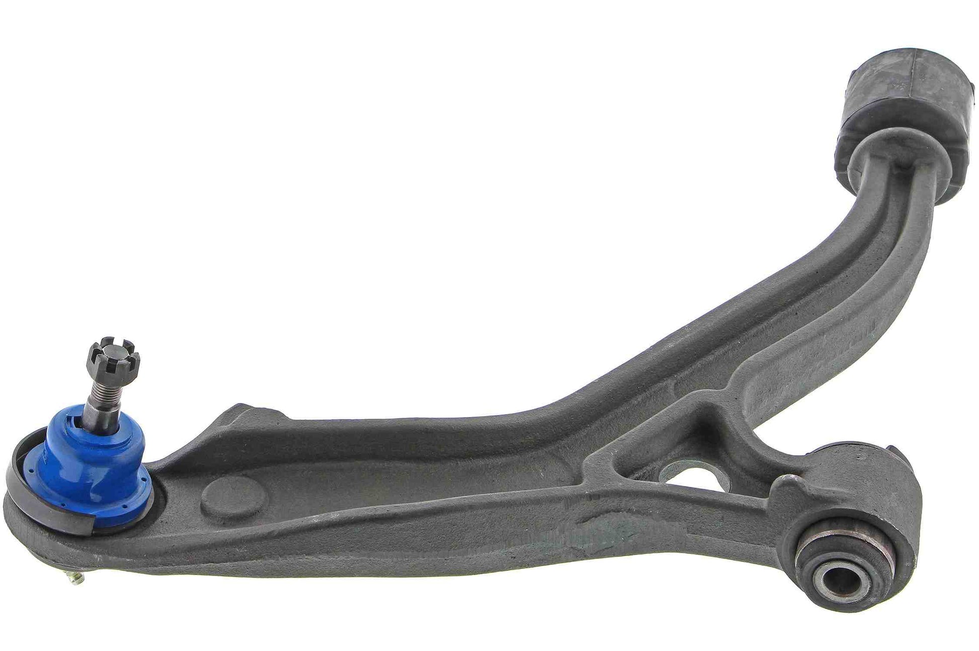 Side View of Front Right Suspension Control Arm and Ball Joint Assembly MEVOTECH CMS25140