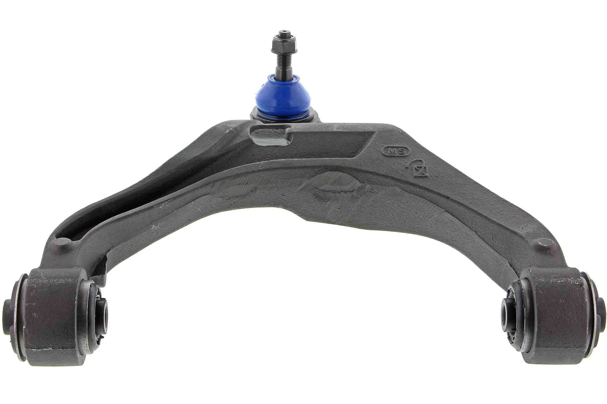 Angle View of Front Right Suspension Control Arm and Ball Joint Assembly MEVOTECH CMS25143