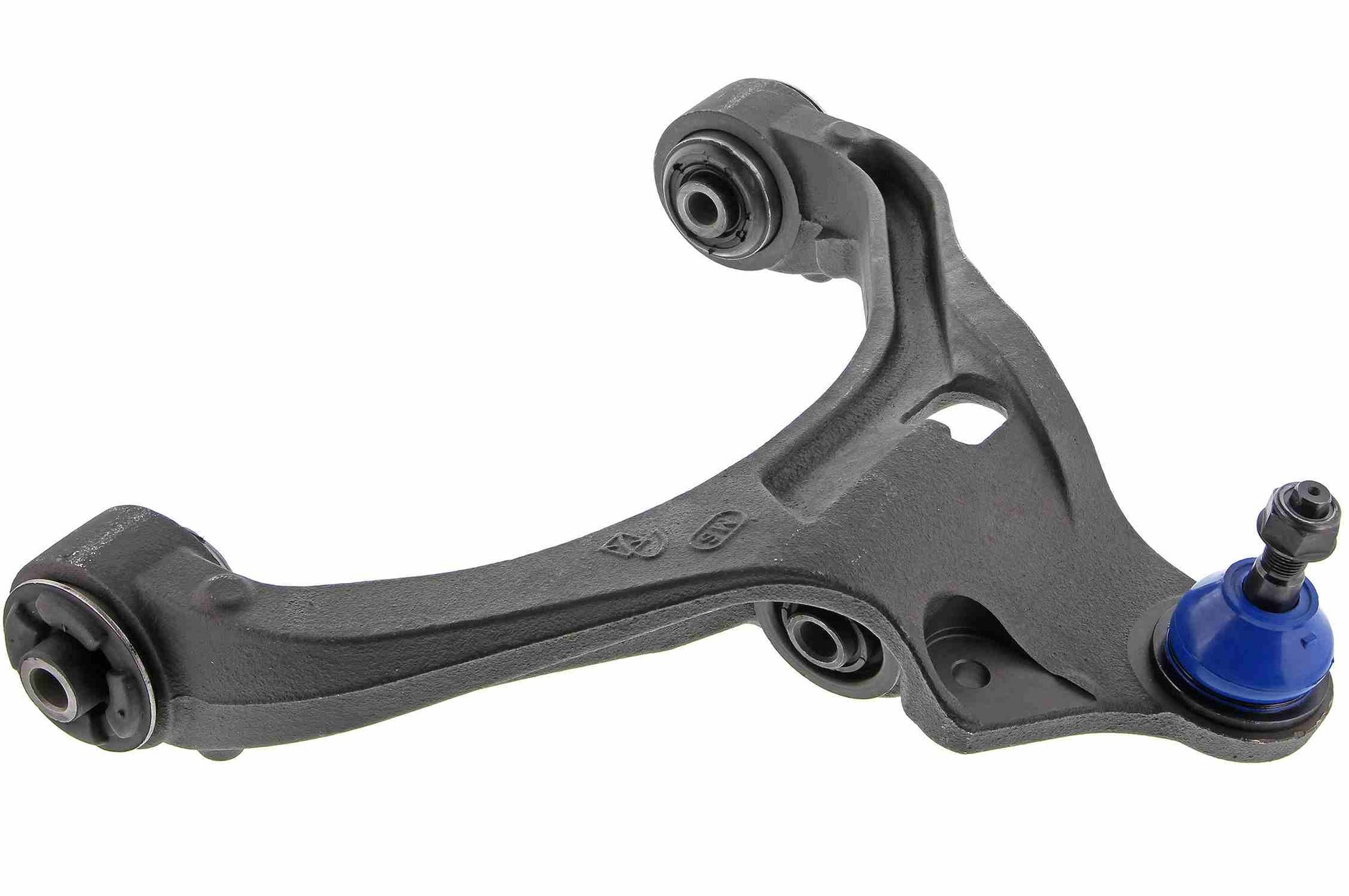 Side View of Front Right Suspension Control Arm and Ball Joint Assembly MEVOTECH CMS25143