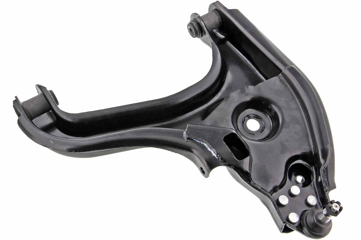 Front View of Front Left Suspension Control Arm and Ball Joint Assembly MEVOTECH CMS25144