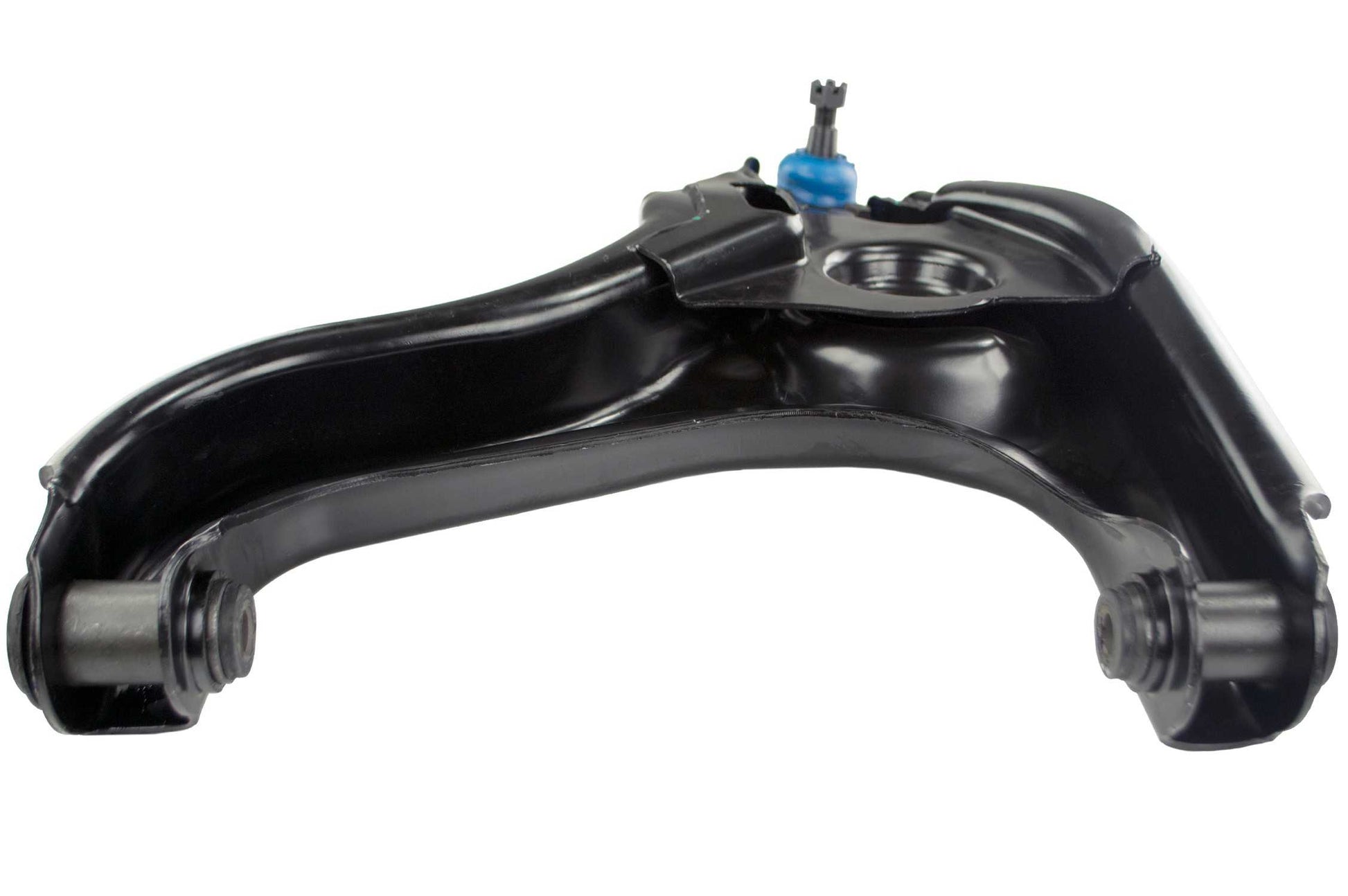 Angle View of Front Right Suspension Control Arm and Ball Joint Assembly MEVOTECH CMS25145