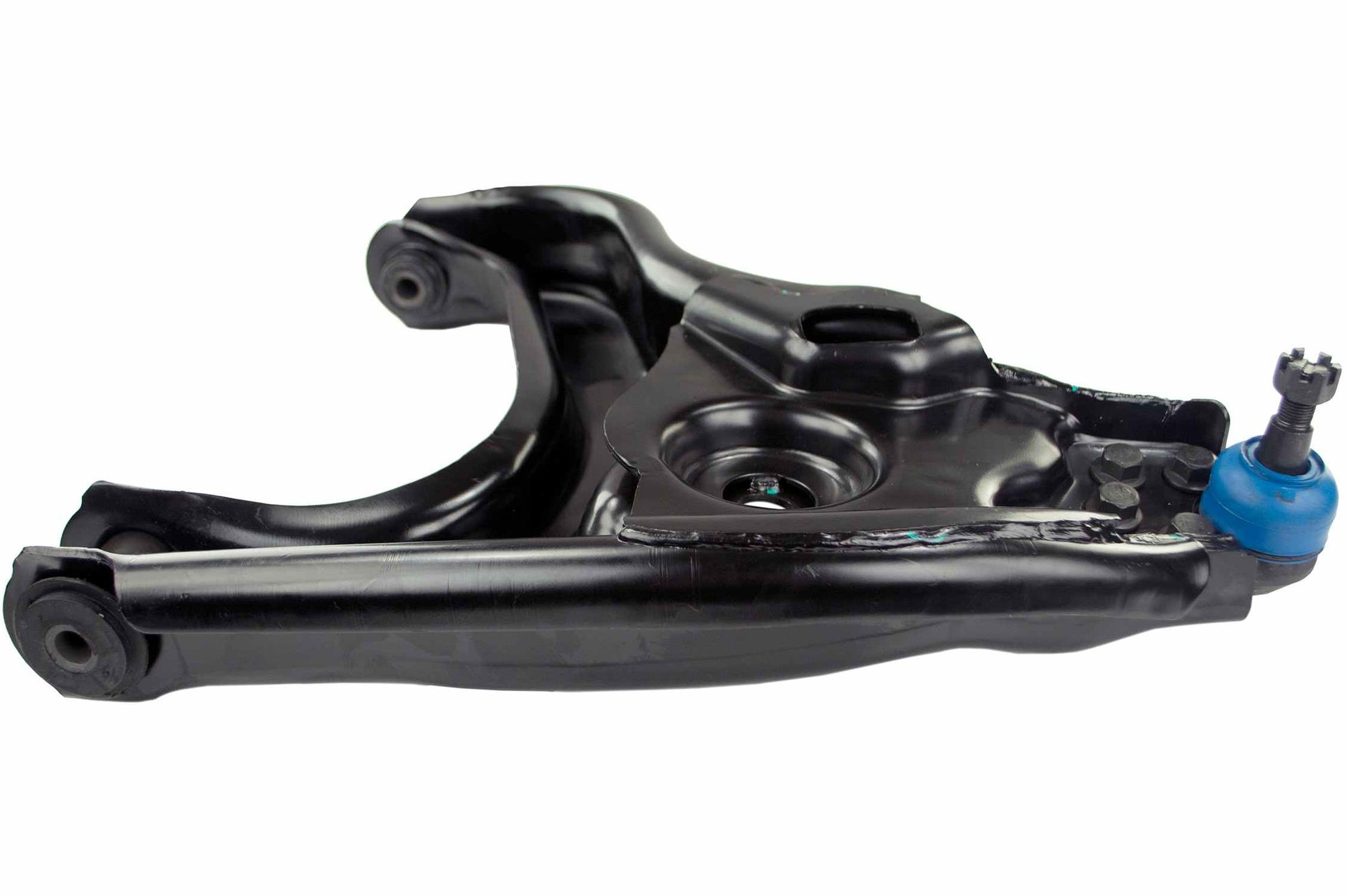 Side View of Front Right Suspension Control Arm and Ball Joint Assembly MEVOTECH CMS25145