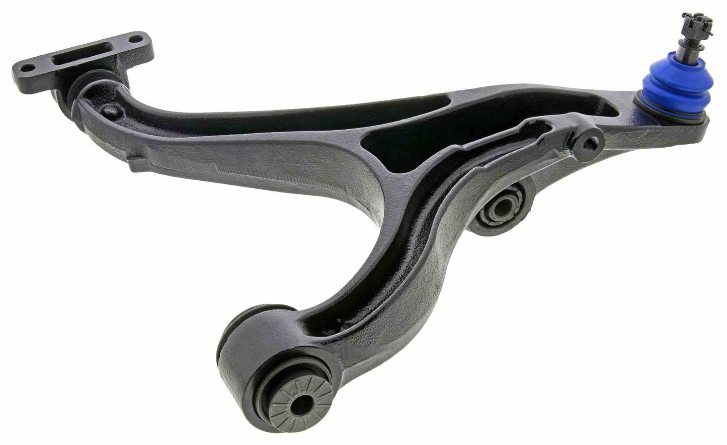 Side View of Front Right Suspension Control Arm and Ball Joint Assembly MEVOTECH CMS25171