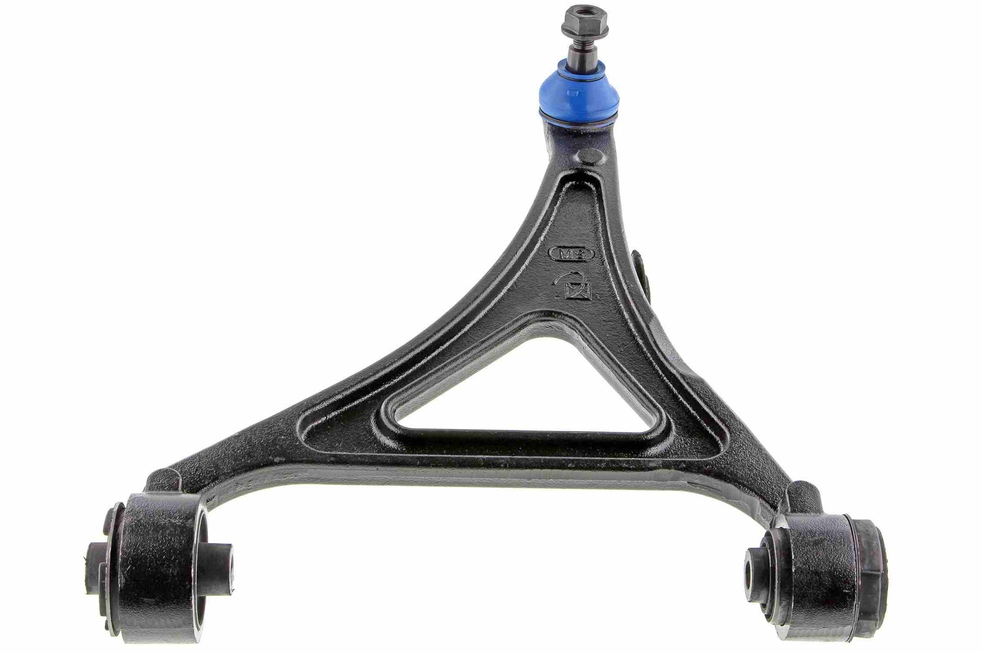 Angle View of Front Left Suspension Control Arm and Ball Joint Assembly MEVOTECH CMS25177