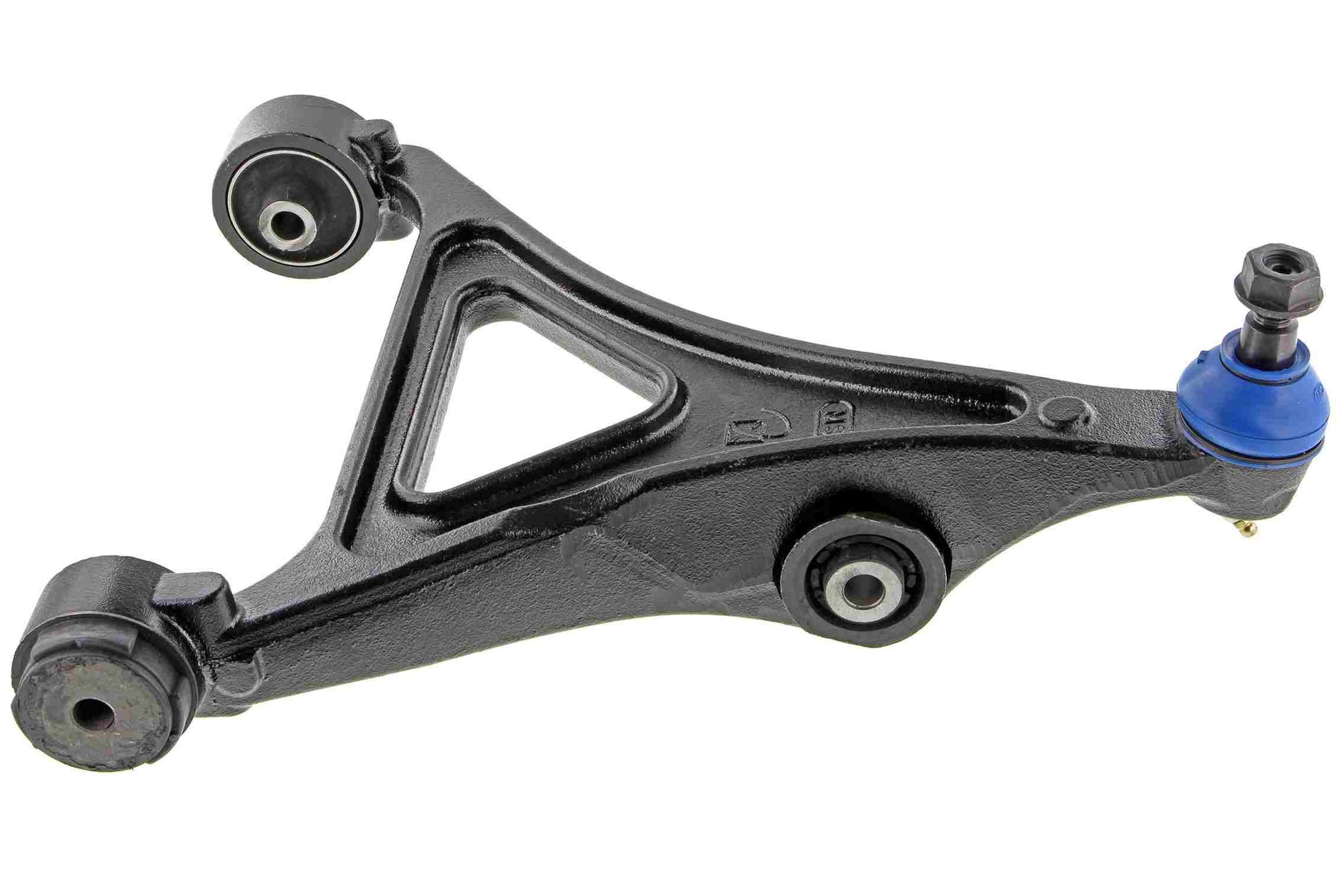 Side View of Front Left Suspension Control Arm and Ball Joint Assembly MEVOTECH CMS25177