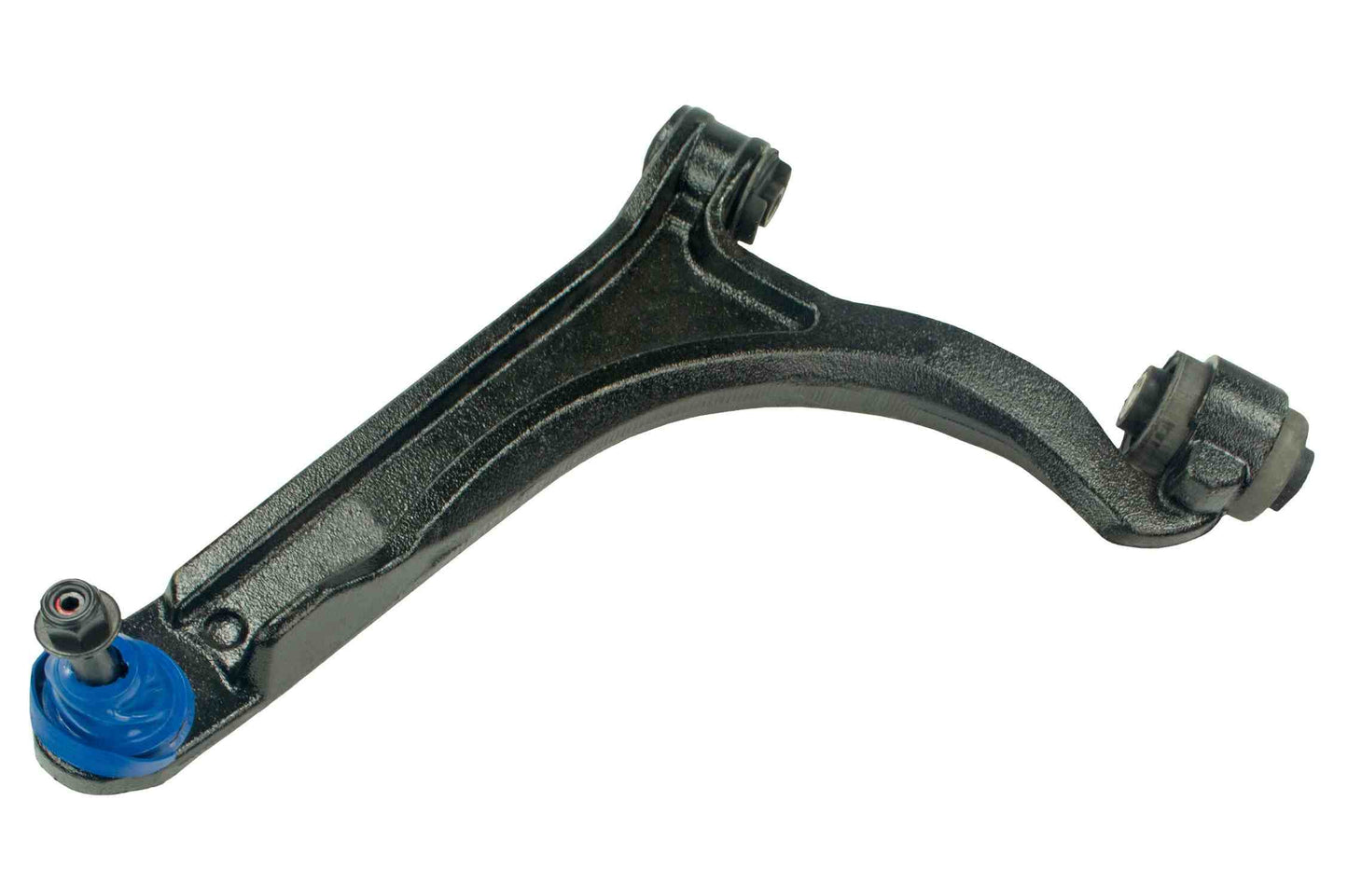 Front View of Front Left Suspension Control Arm and Ball Joint Assembly MEVOTECH CMS25179