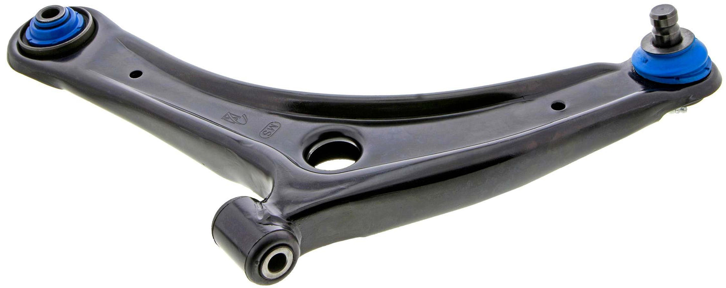 Side View of Front Left Suspension Control Arm and Ball Joint Assembly MEVOTECH CMS25188