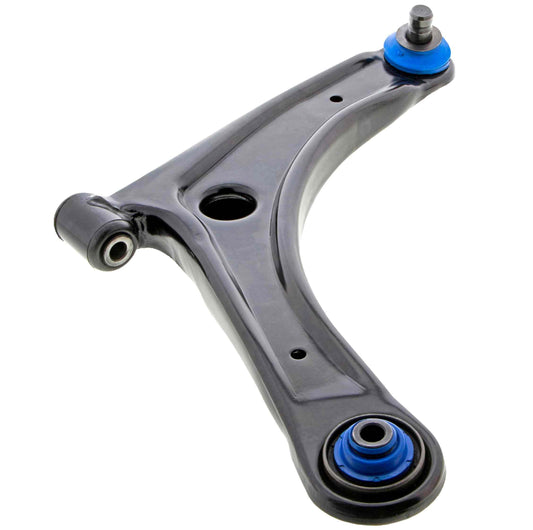 Angle View of Front Right Suspension Control Arm and Ball Joint Assembly MEVOTECH CMS25189