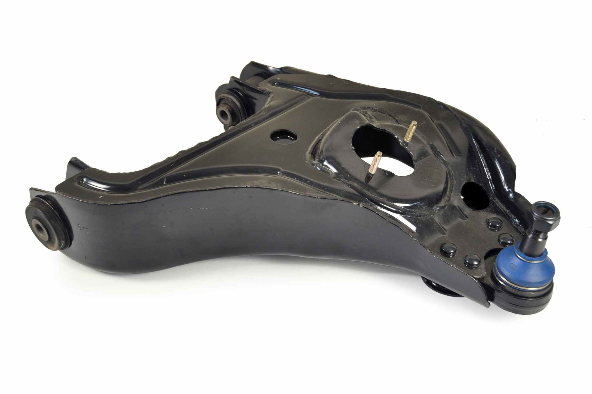 Front View of Front Left Suspension Control Arm and Ball Joint Assembly MEVOTECH CMS25192