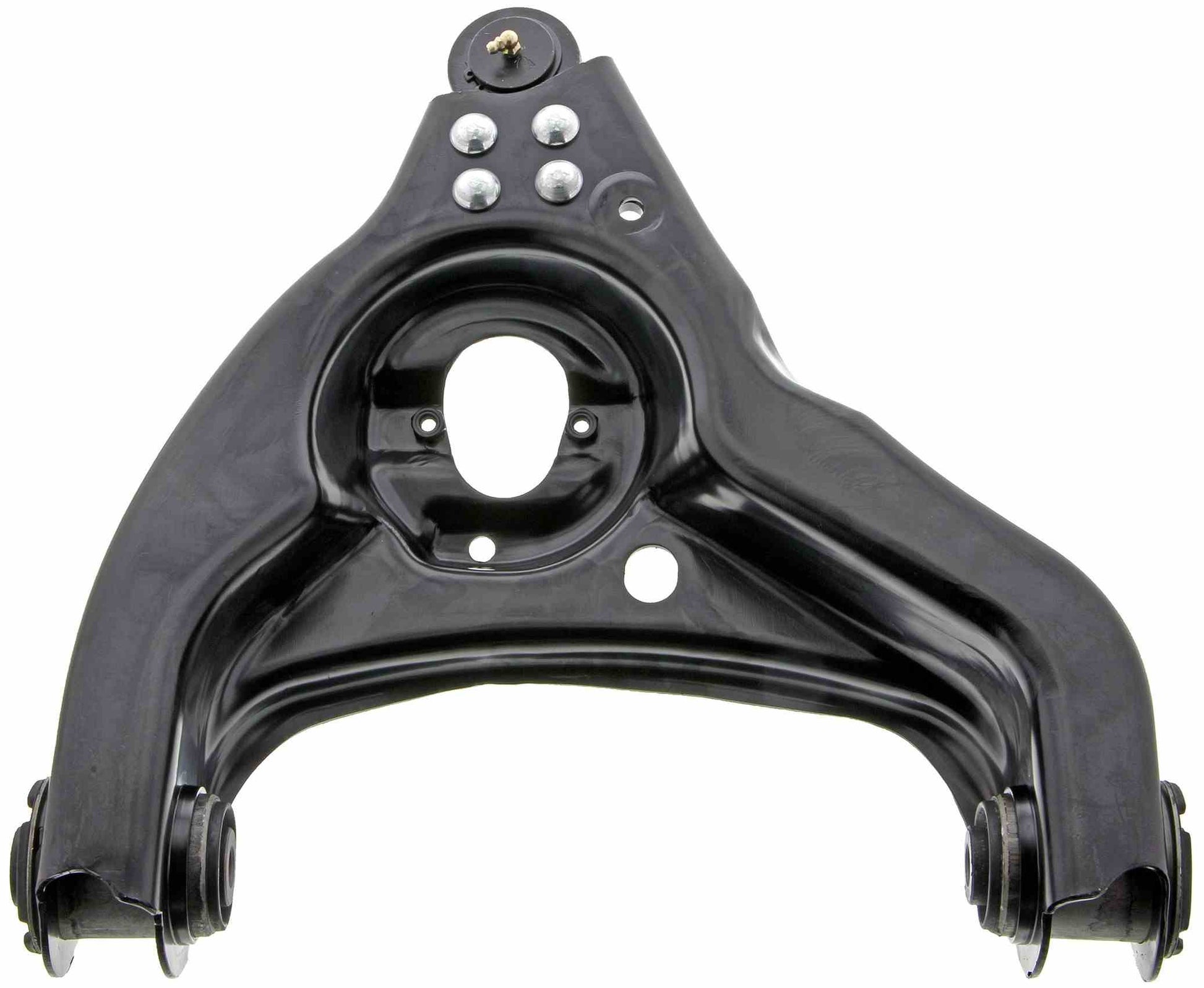 Back View of Front Left Suspension Control Arm and Ball Joint Assembly MEVOTECH CMS25194