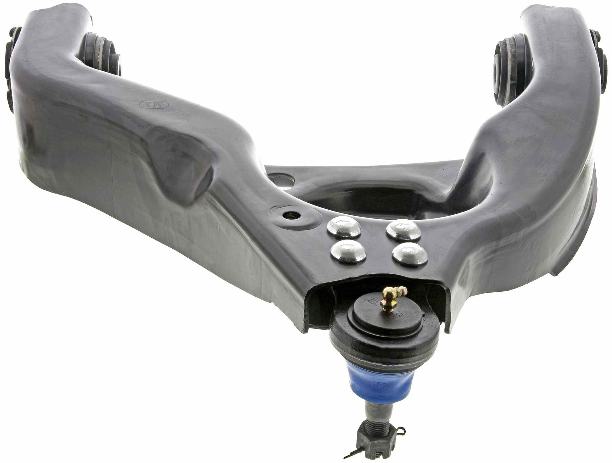 Bottom View of Front Left Suspension Control Arm and Ball Joint Assembly MEVOTECH CMS25194